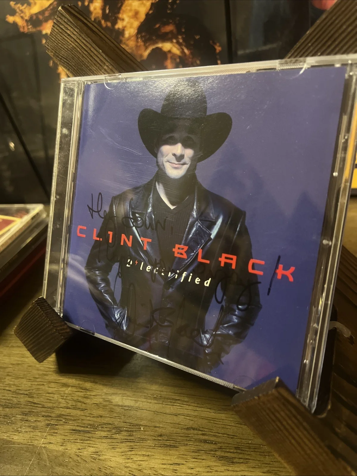 1999 CLINT BLACK Signed Autographed "D"LECTRIFIED" CD RCA Records, image 2