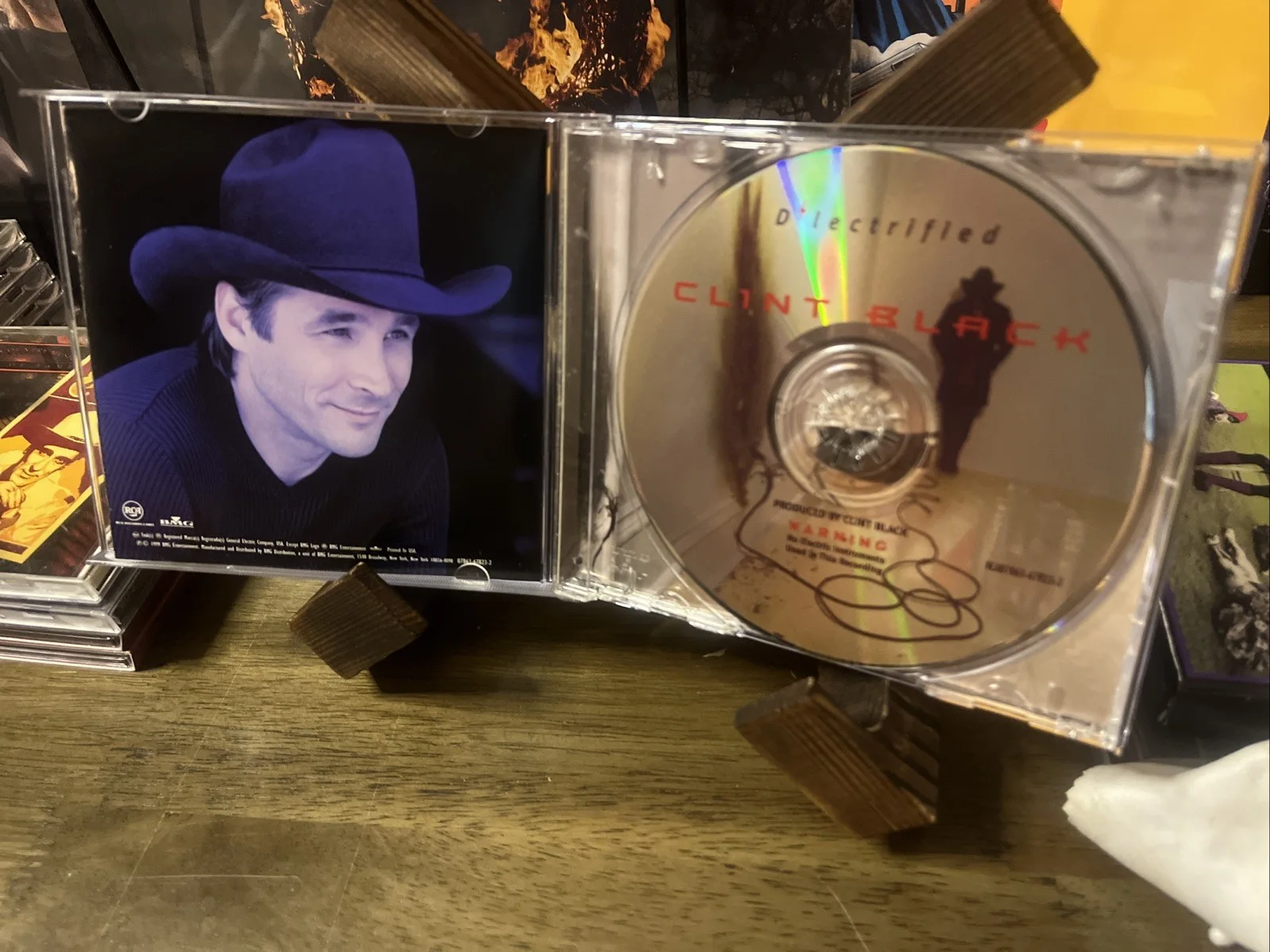 1999 CLINT BLACK Signed Autographed "D"LECTRIFIED" CD RCA Records, image 4