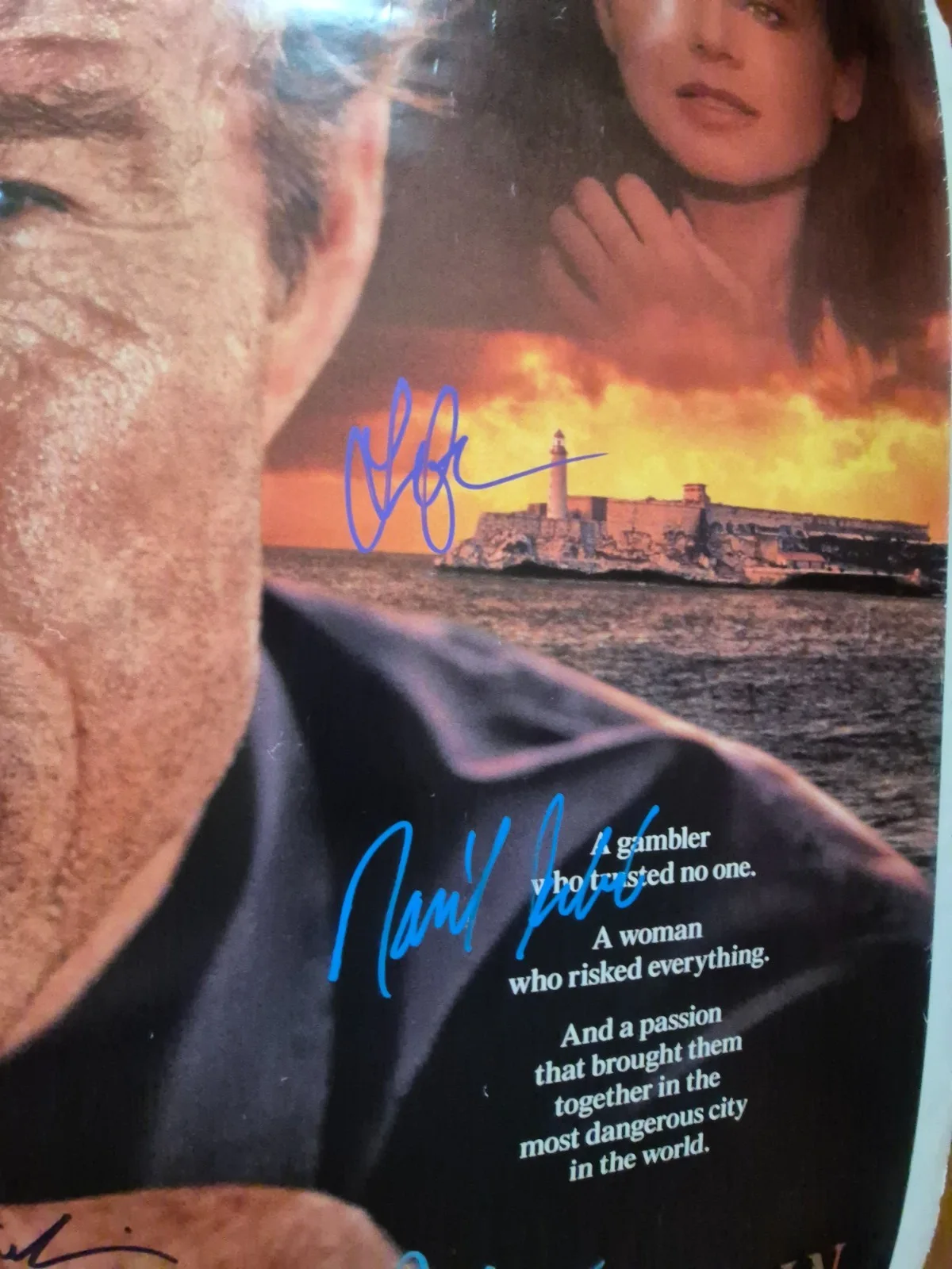 SEE BELOW — HAVANA- CAST SIGNED-THE MOVIE POSTER-w/COA ekim, image 5