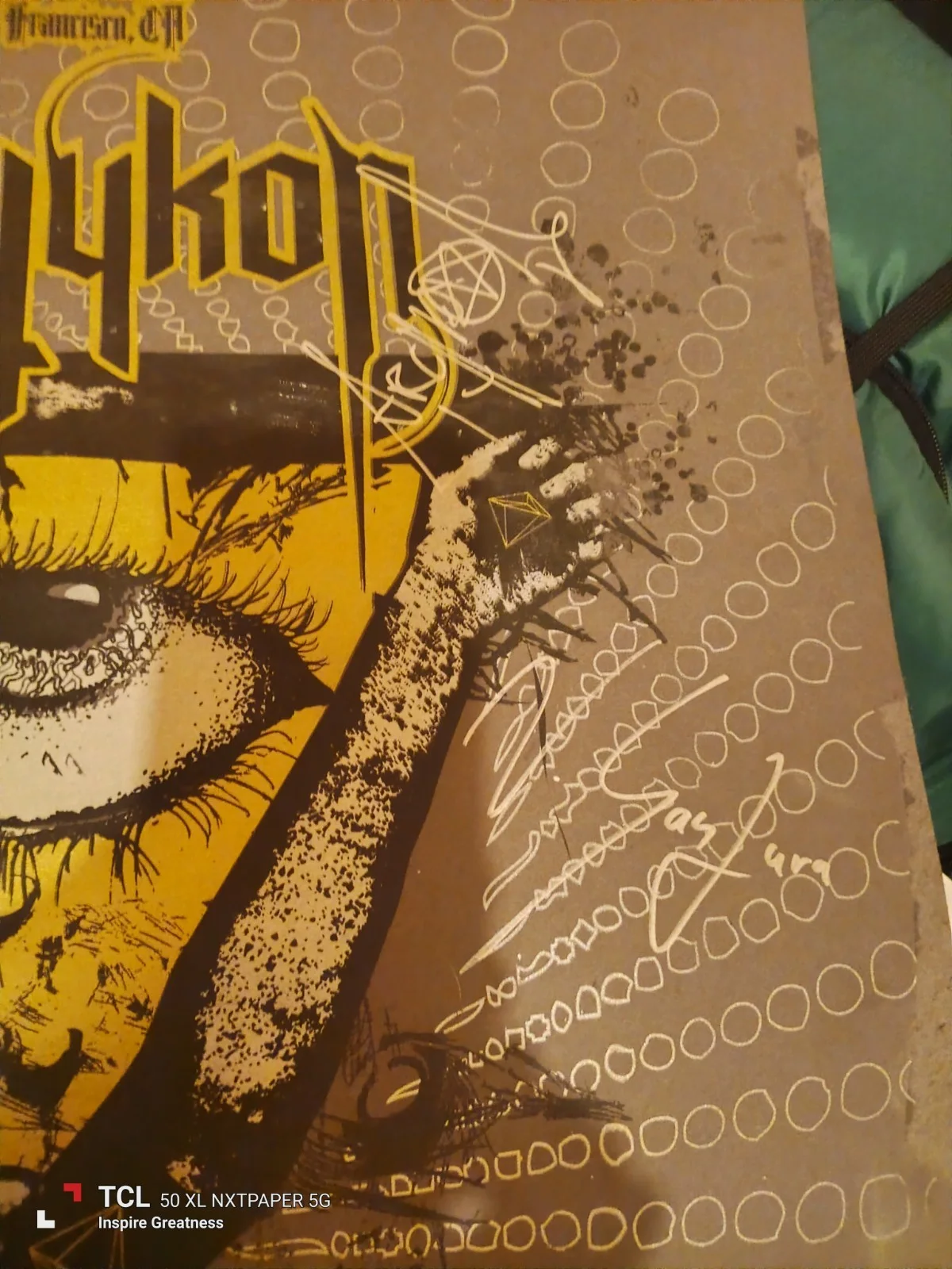 Triptykon 1349 Yakuza Autographed San Francisco Concert Poster 10/23/10 Original, image 4