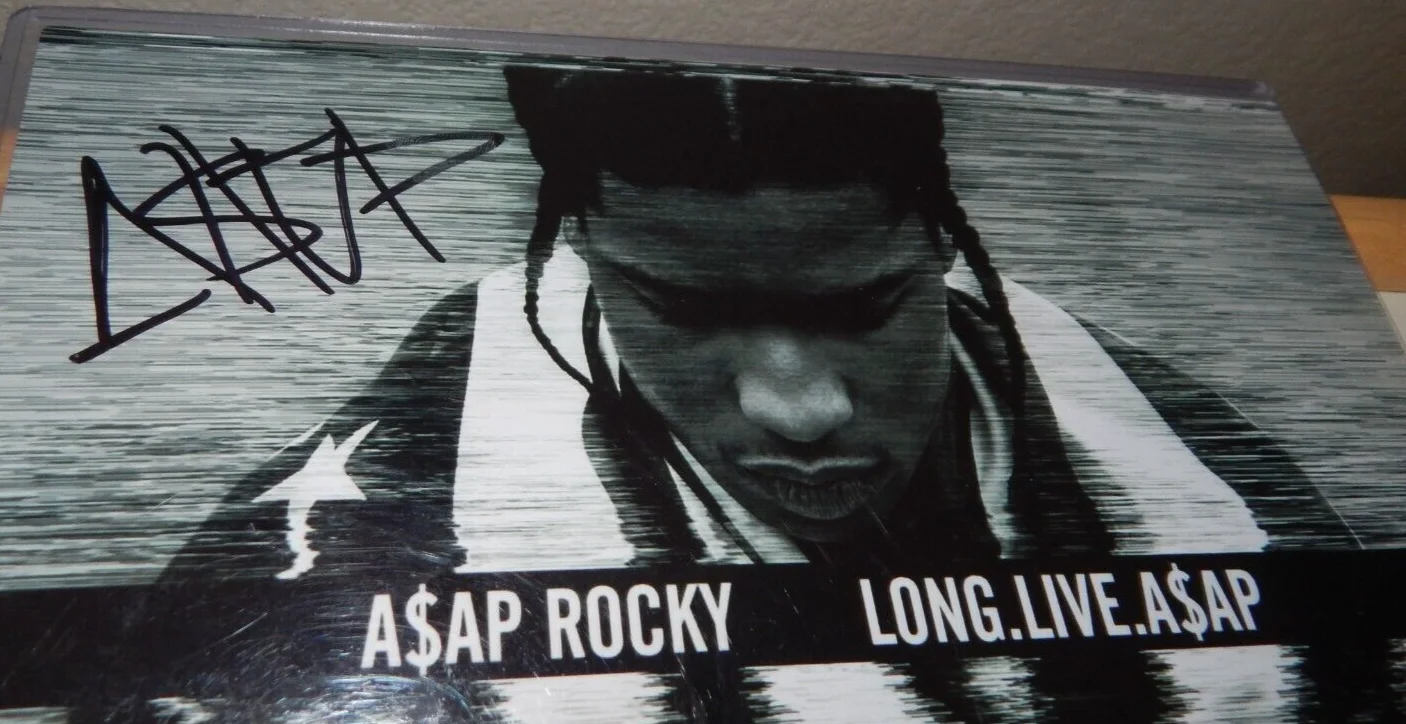 A$AP Rocky Signed / Autographed 8x10 B & W Photo Long.Live.ASAP. with JSA COA, image 4