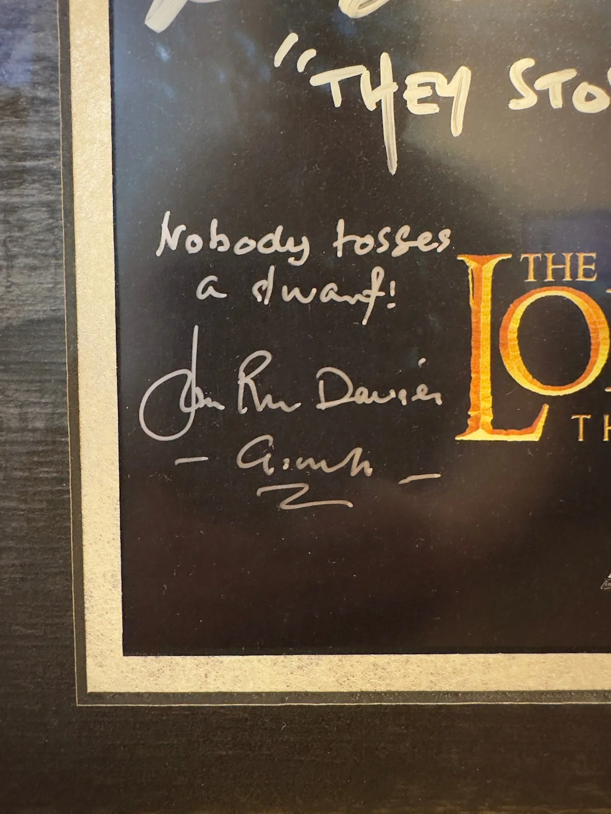 Lord of the Rings 11″x17″ Cast Signed Poster COA, image 5