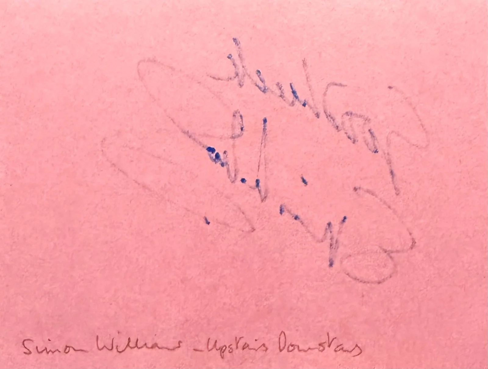 Simon Williams — SIMON WILLIAMS Autograph Signed 4x 5 ALBUM PAGE The Archers Upstairs Downstairs, изображение 2