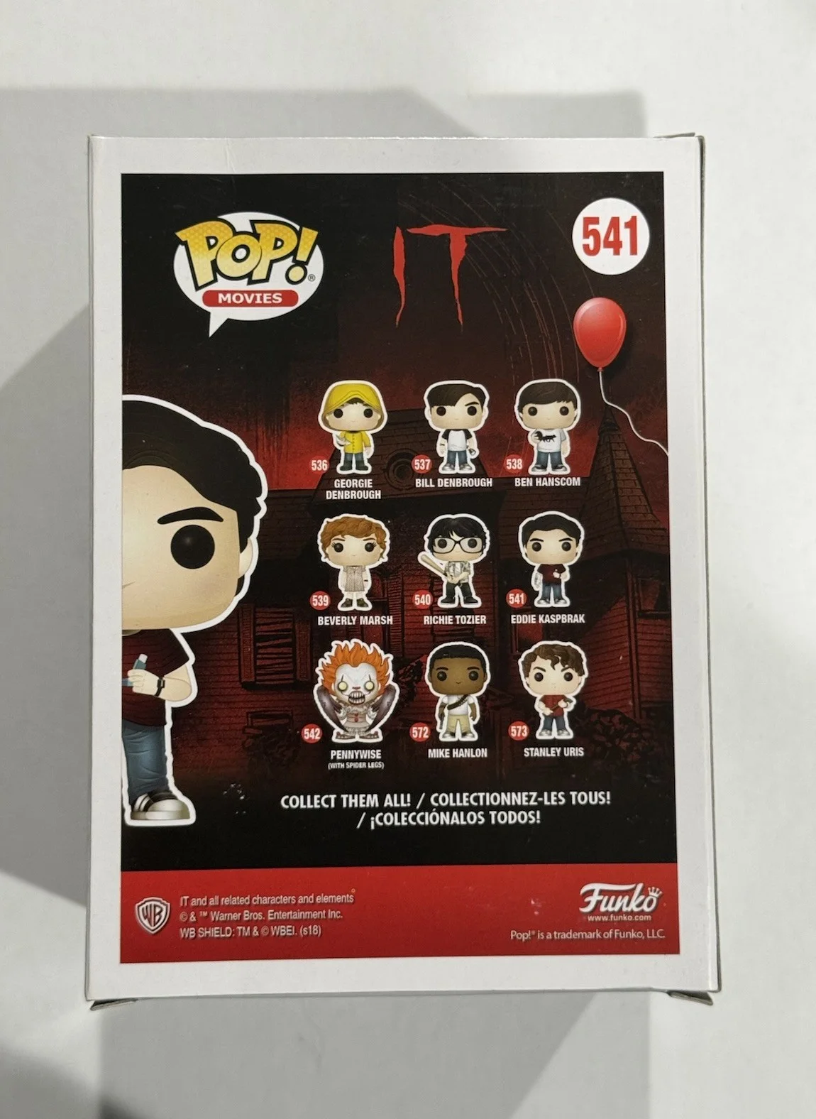 Jack Dylan Grazer Eddie Kaspbrak IT Signed Autographed Funko Pop JSA COA, image 3