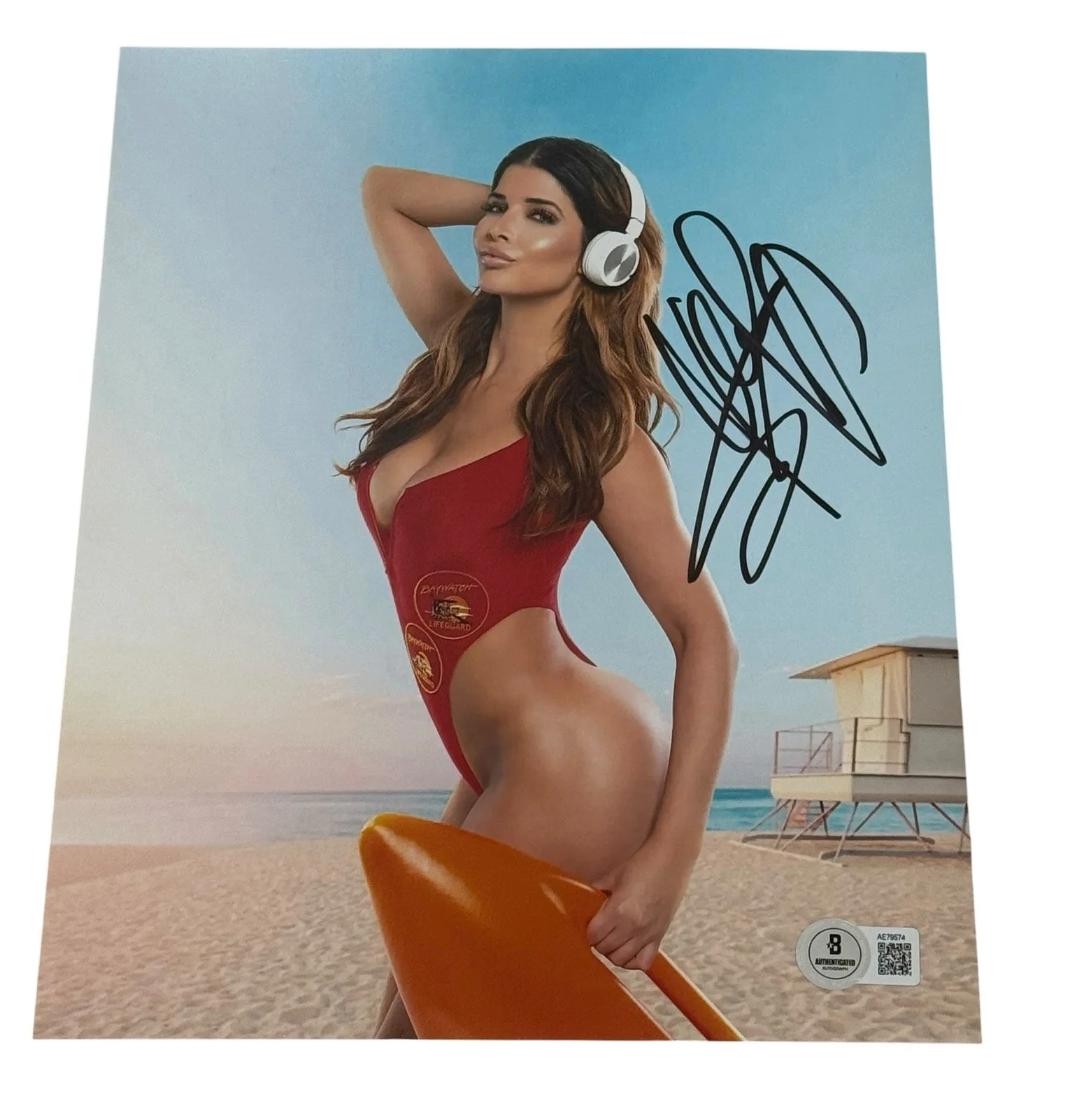 Micaela Schäfer — Micaela Schafer autographed signed 8x10 photo Beckett BAS COA Sexy Hot Playboy
