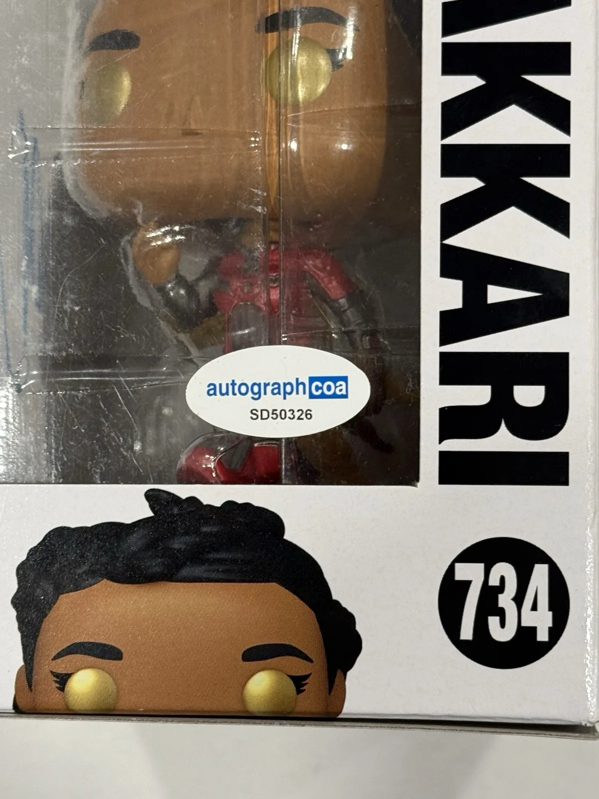 Lauren Ridloff — Lauren Ridloff Signed Marvel Eternals Makkari Funko Pop! #734 ACOA, изображение 4