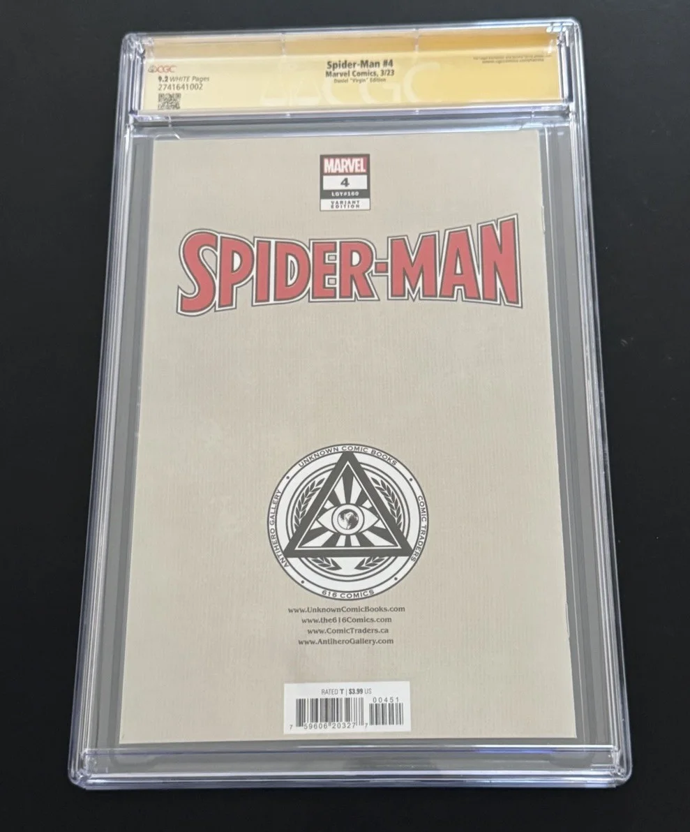 Hailee Steinfeld — Cómic firmado por Hailee Steinfeld Spider-Man #4 CGC 9.2, image 3