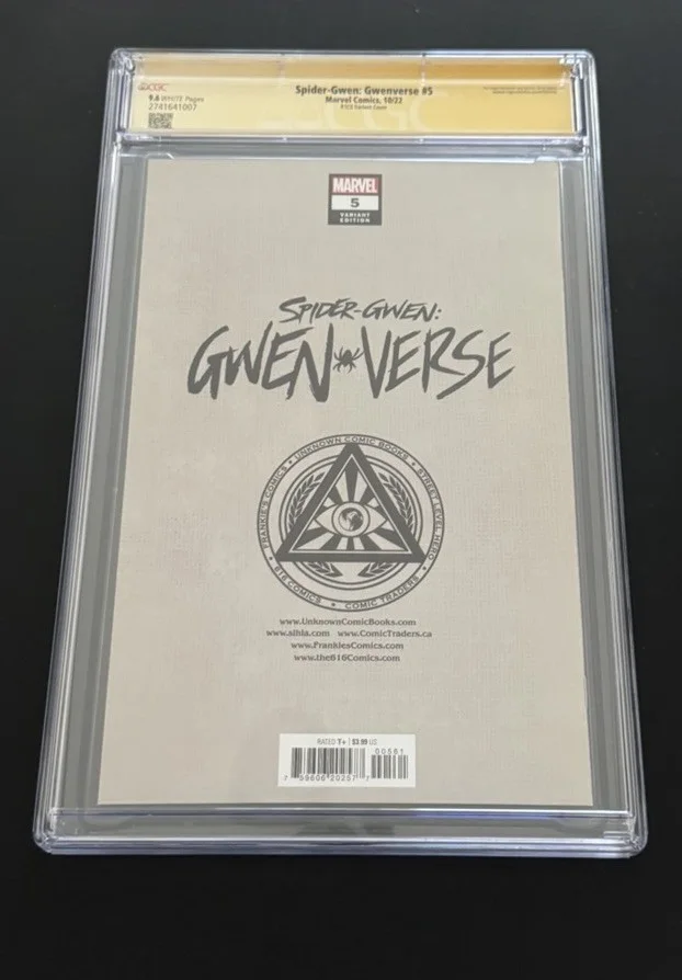 Hailee Steinfeld — HAILEE STEINFELD SIGNED SPIDER-GWEN GWENVERSE #5 COMIC CGC 9.6 2, image 4