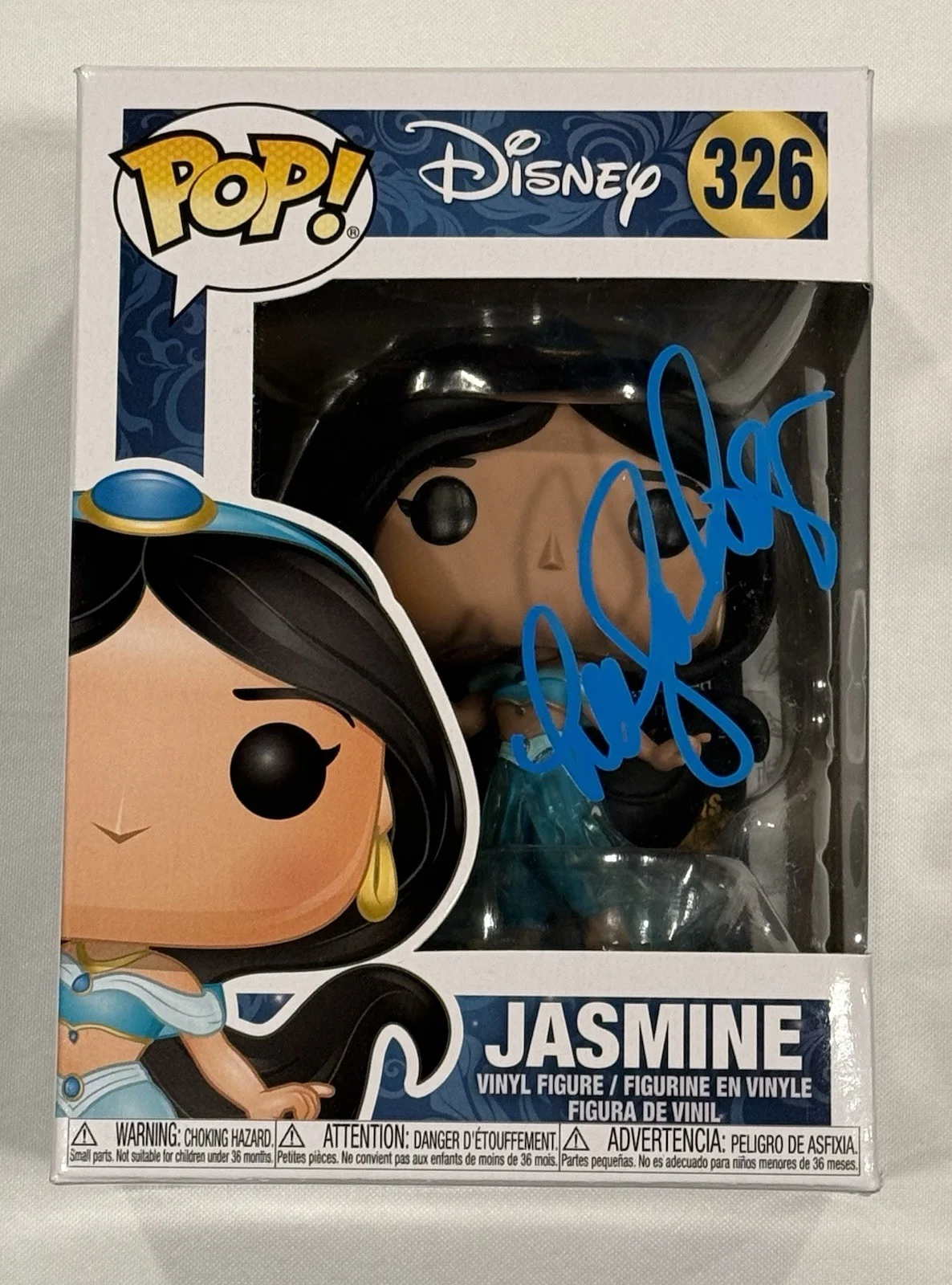 Lea Salonga — Lea Salonga Signed Jasmine Disney’s Aladdin Funko Pop! #326 JSA COA