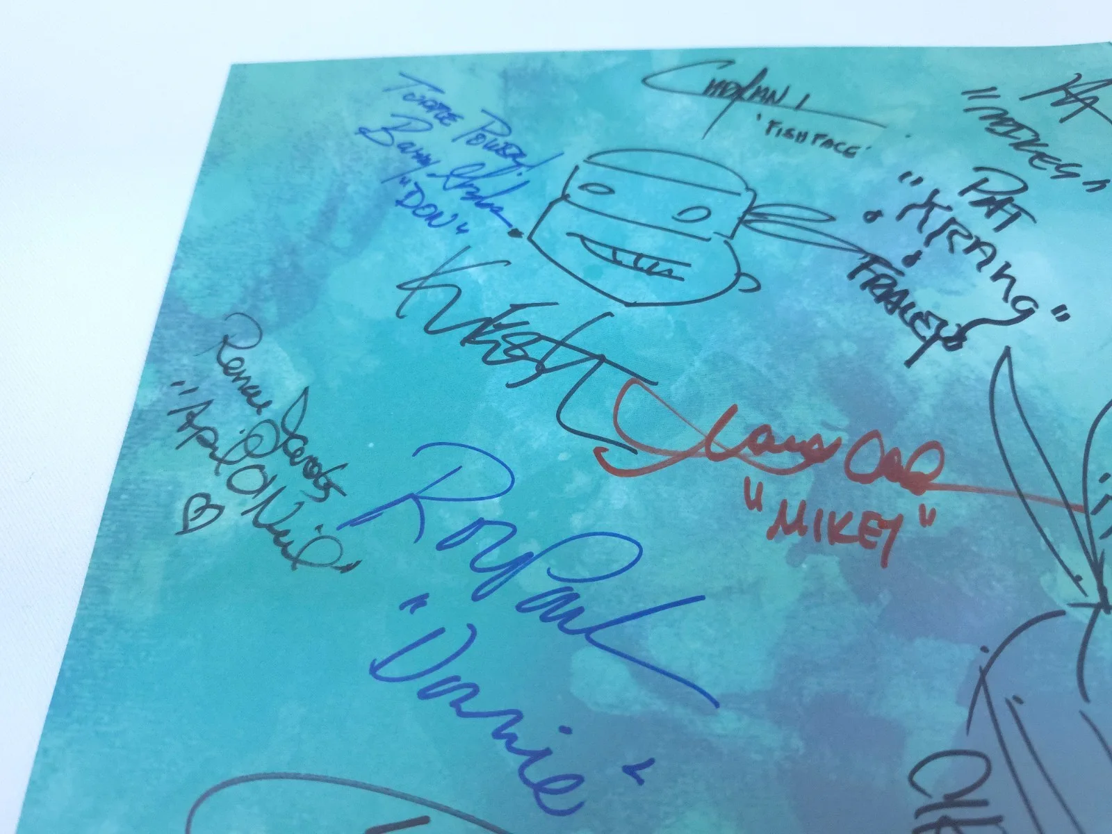 TMNT Ninja Turtles Autograph Sketch Lot - April, Splinter, Krang, Don and MORE!!, изображение 5