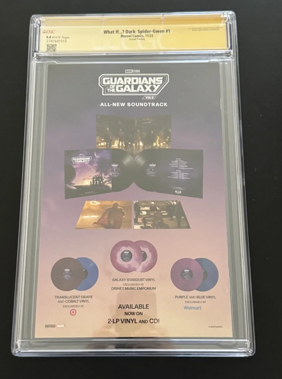Hailee Steinfeld — HAILEE STEINFELD SIGNED WHAT IF? DARK SPIDER-GWEN #1 COMIC CGC 9.4, image 4