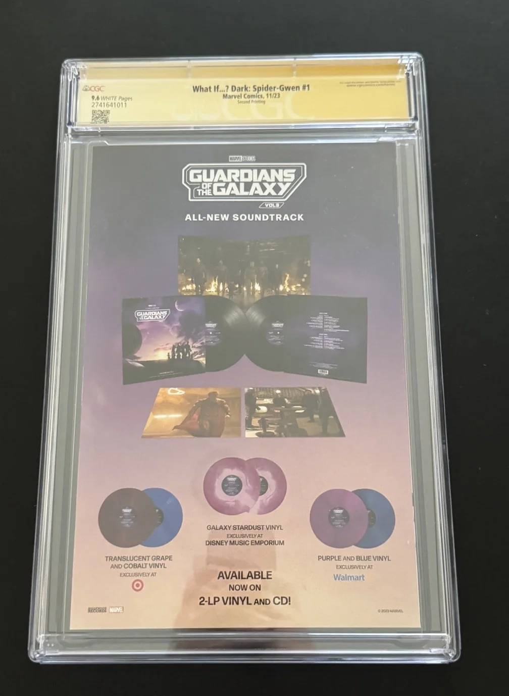 Hailee Steinfeld — HAILEE STEINFELD SIGNED WHAT IF? DARK SPIDER-GWEN #1 COMIC CGC 9.6, image 3