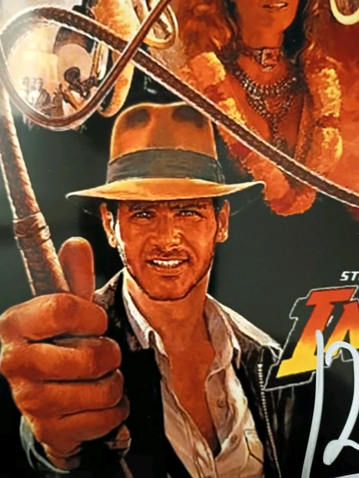 Harrison Ford — Harrison Ford Indiana Jones Signed 8x10 COA W/Matching Numbered Sticker, image 2