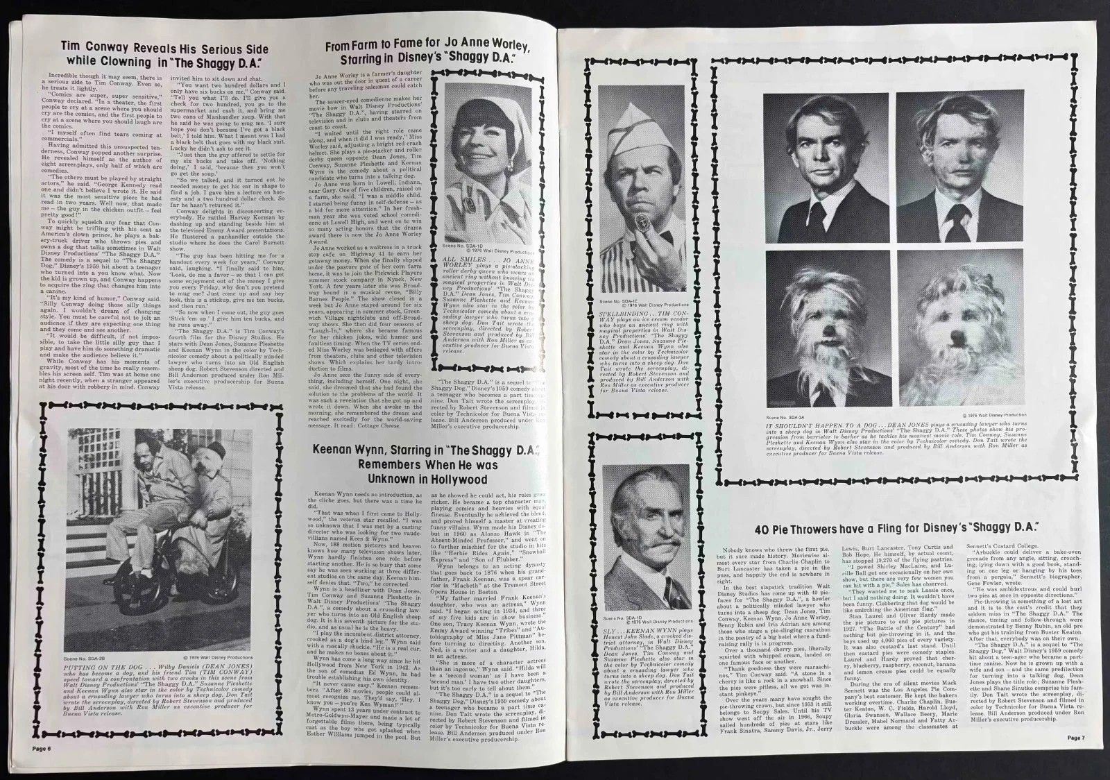 Shaggy D.A. ORIGINAL US Film Campaign Book DISNEY Dean Jones 1976, изображение 3