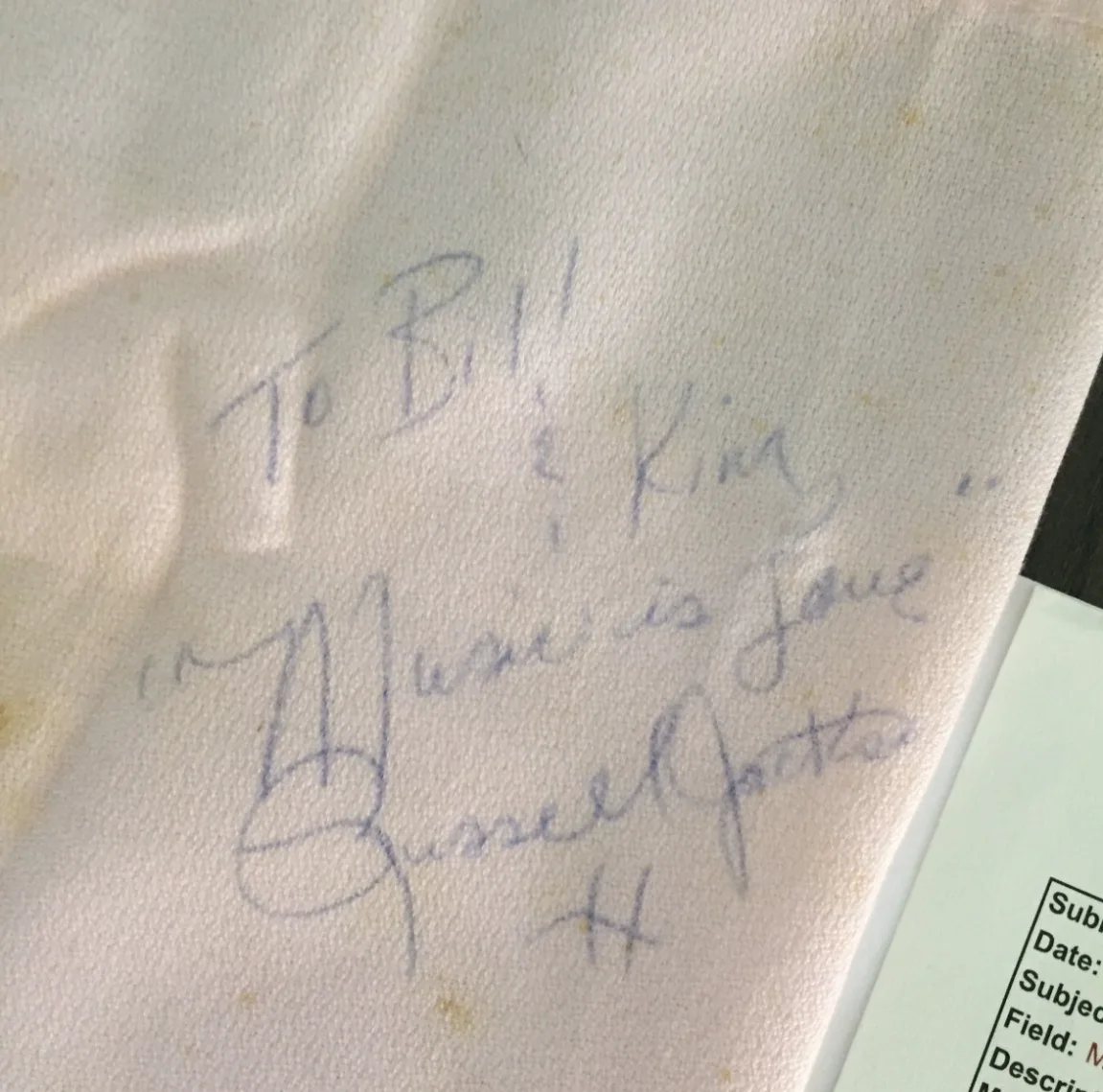 VINTAGE BLUES LEGEND BB KING HAND SIGNED (X2 TWICE) W/JSA LOA PLUS 2 OTHERS, изображение 5