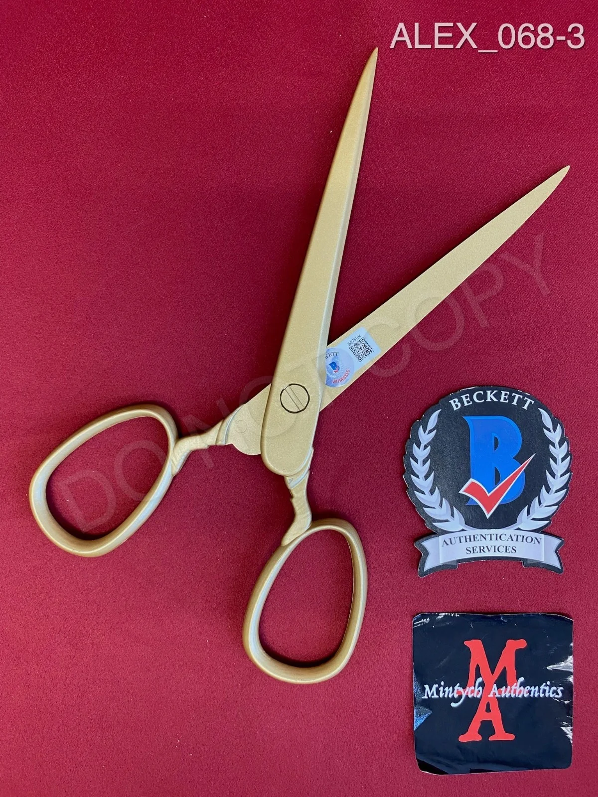 Evan Alex — Evan Alex autographed signed scissors Us Beckett COA Jordan Peele, image 3