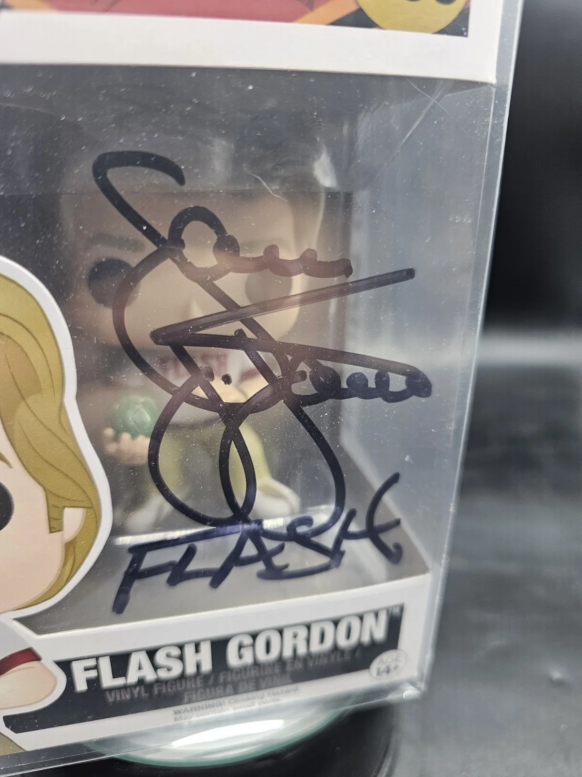 SAM JONES — SAM JONES Signed FLASH GORDON FUNKO POP #309 Autographed, image 2