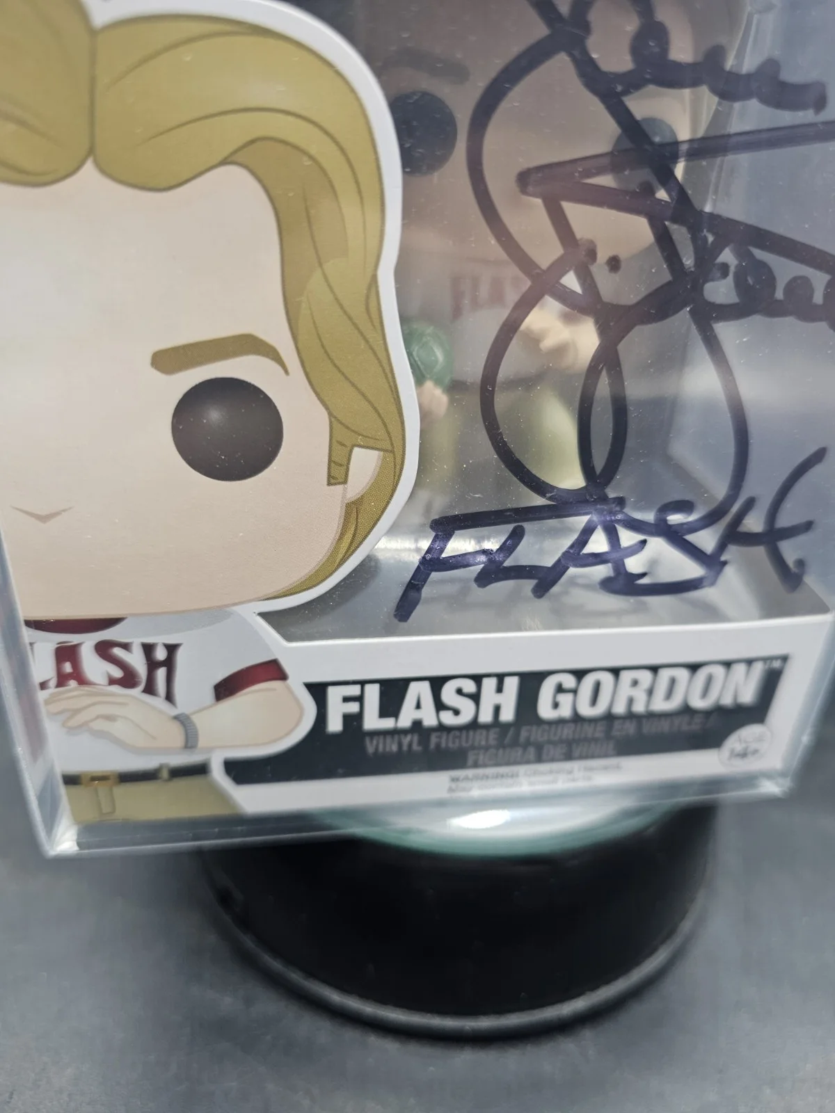 SAM JONES — SAM JONES Signed FLASH GORDON FUNKO POP #309 Autographed, image 3
