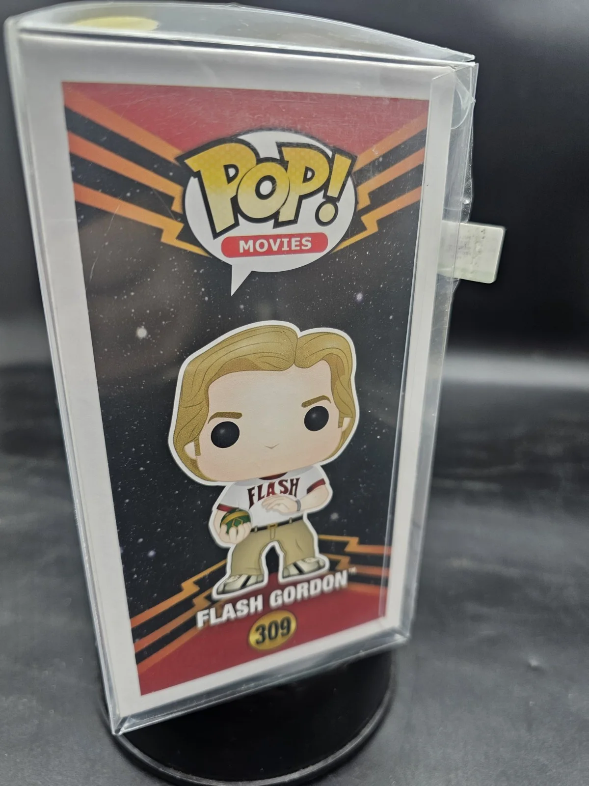 SAM JONES — SAM JONES Signed FLASH GORDON FUNKO POP #309 Autographed, image 4