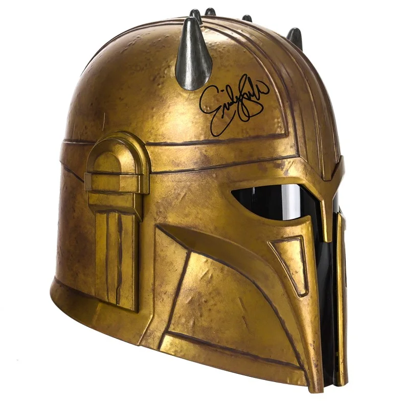 Emily Swallow — Emily Swallow Autographed Star Wars Mandalorian The Armorer Electronic Helmet, image 3