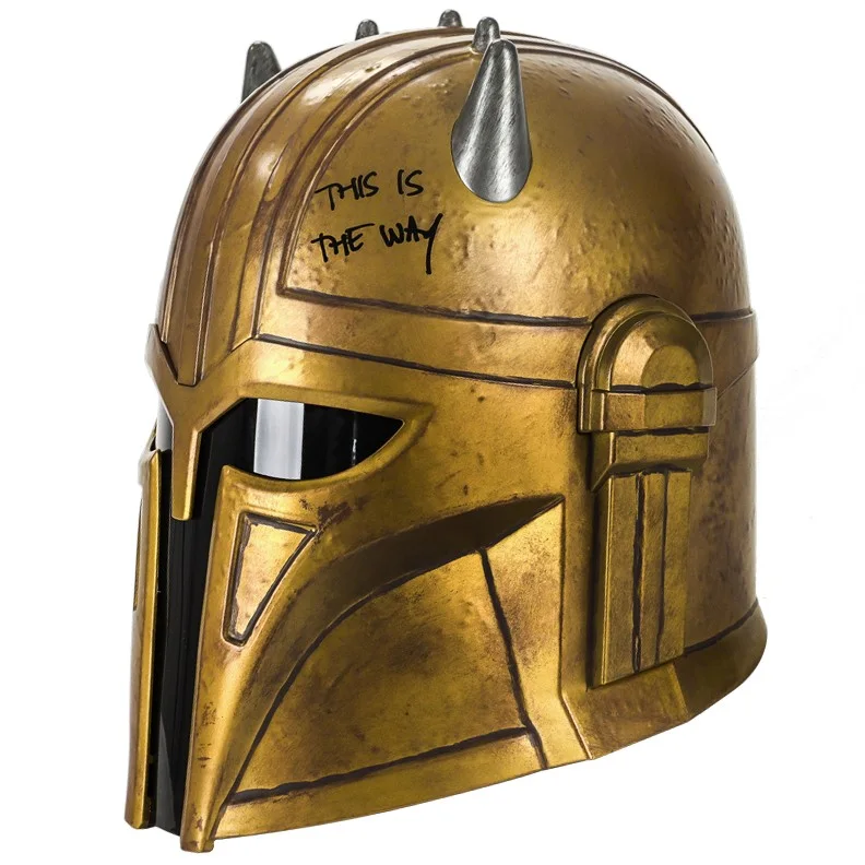 Emily Swallow — Emily Swallow Autographed Star Wars Mandalorian The Armorer Electronic Helmet, image 5