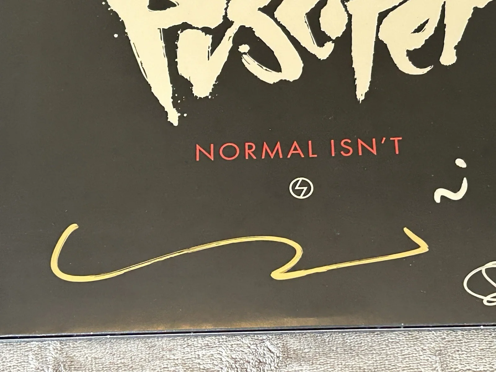 Puscifer AUTOGRAPHED Normal Isn't Tour Exclusive Creamy White Vinyl Only 50 Made, image 4