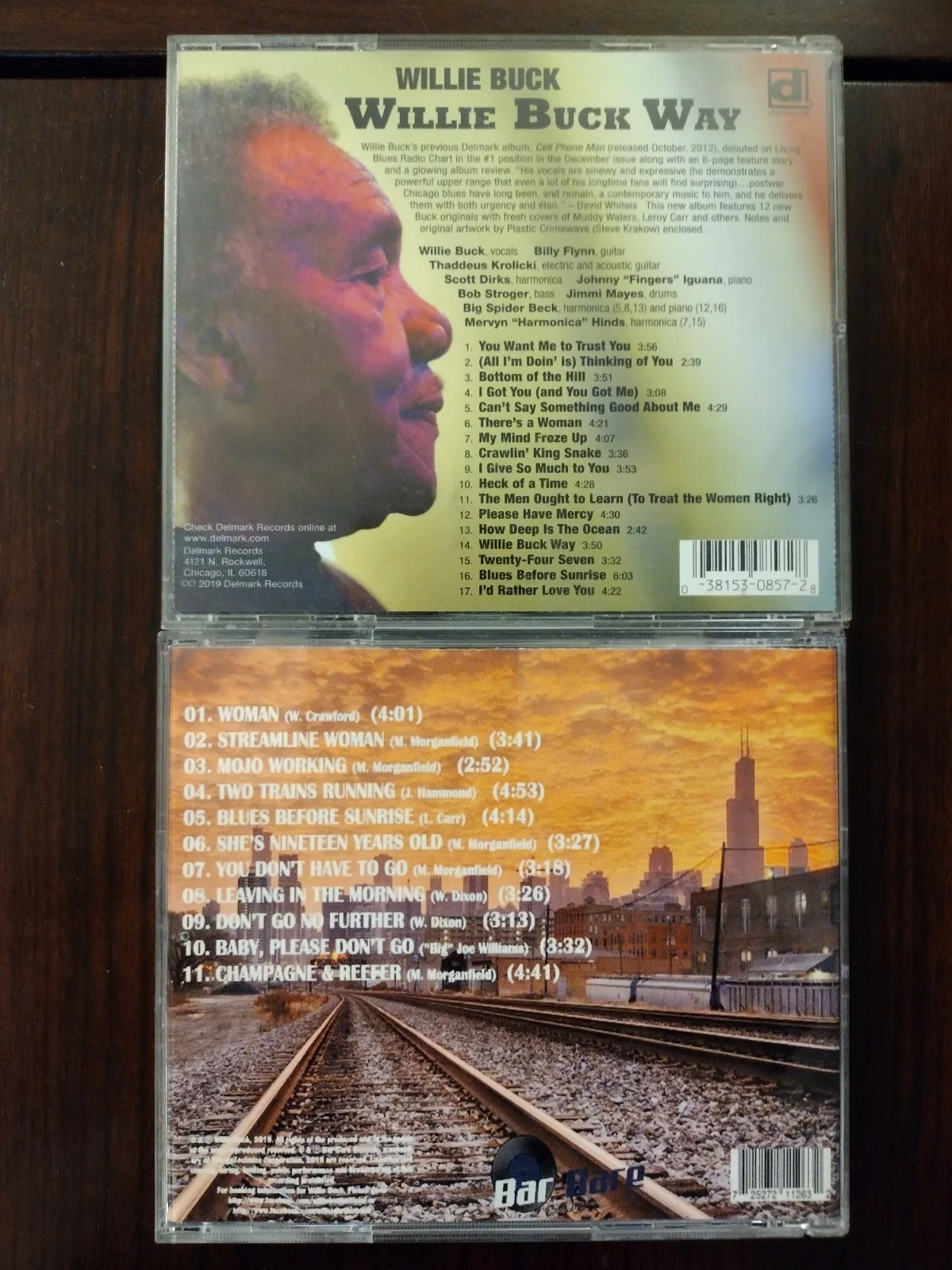 Willie Buck Signed 2 CD Lot Chicago Blues, image 2