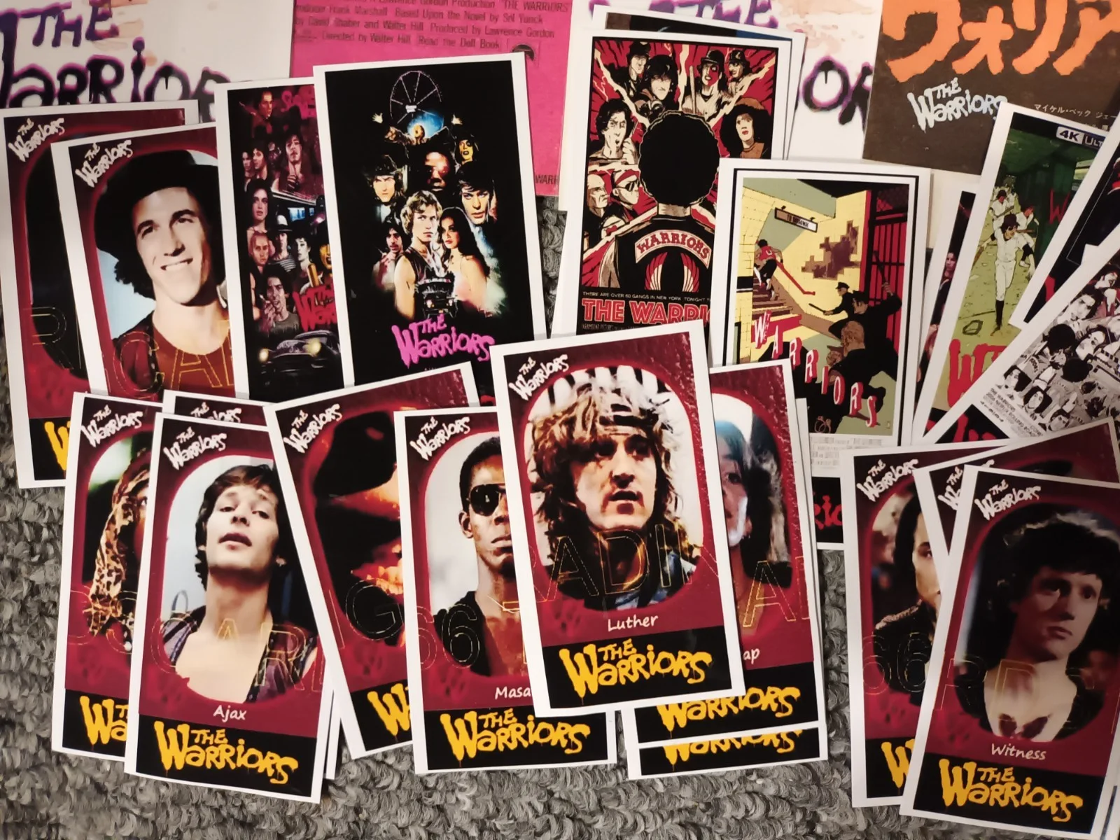The Warriors 1979. 8 Glossy bookmarkers + 52 Mini Art Cards + 1 Box. New., image 5