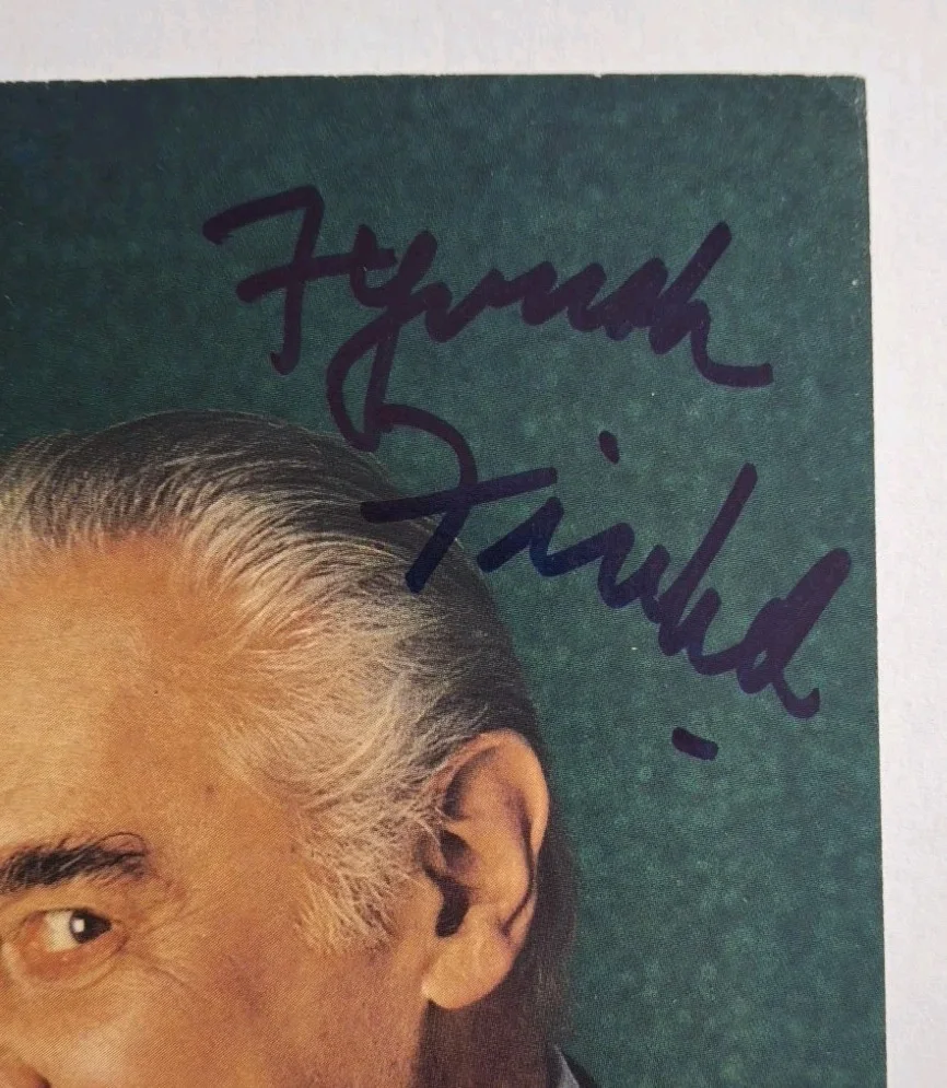 Fyvush Finkel — FYVUSH FINKEL - " Picket Fences " T.V. SERIES - SIGNED MAGAZINE RIP OUT PAGE!, изображение 4