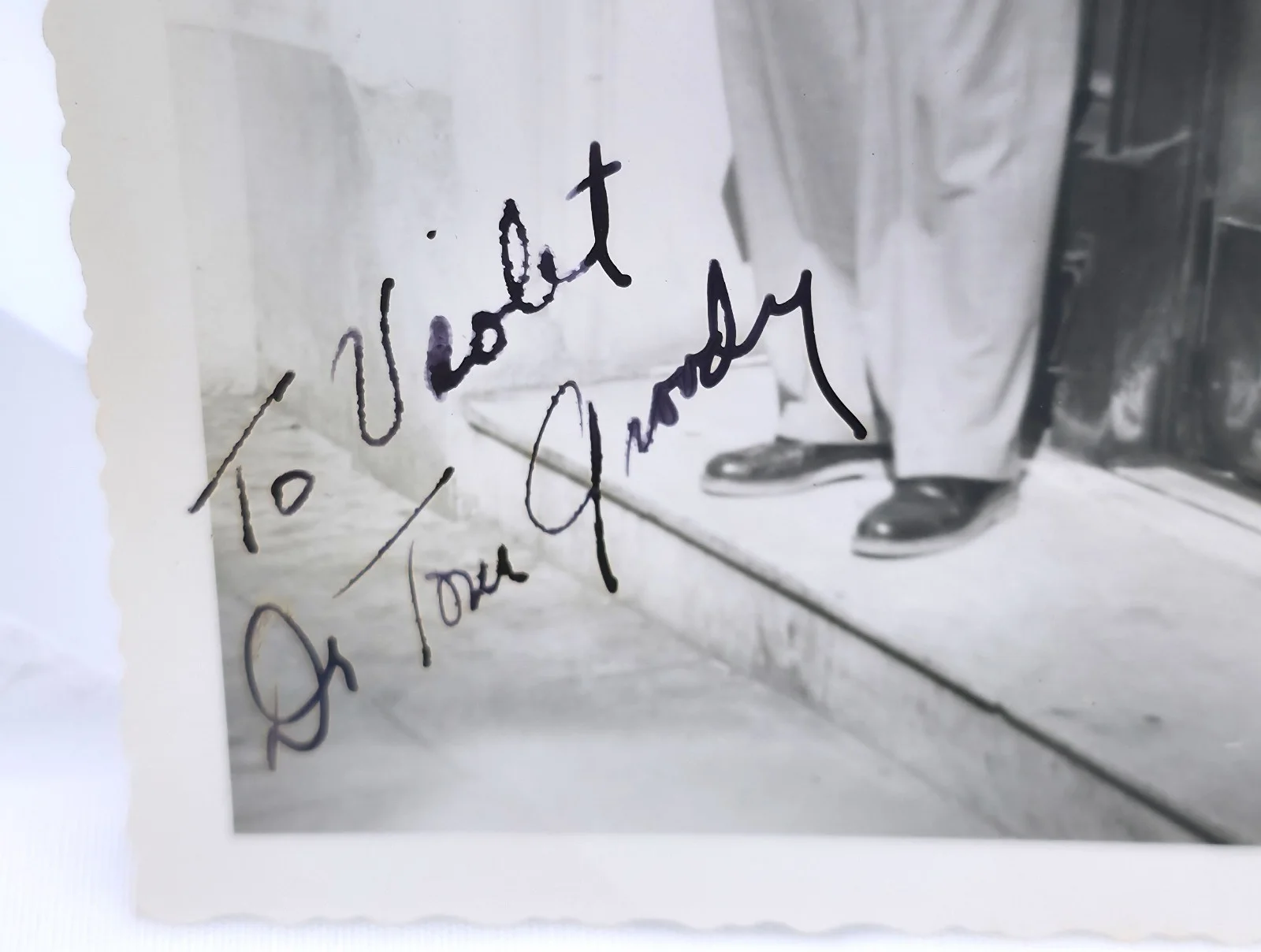 Dr. Tom Groody — Vintage 1950s B&W Hand Signed Candid Photo Autograph Tom Groody, изображение 2