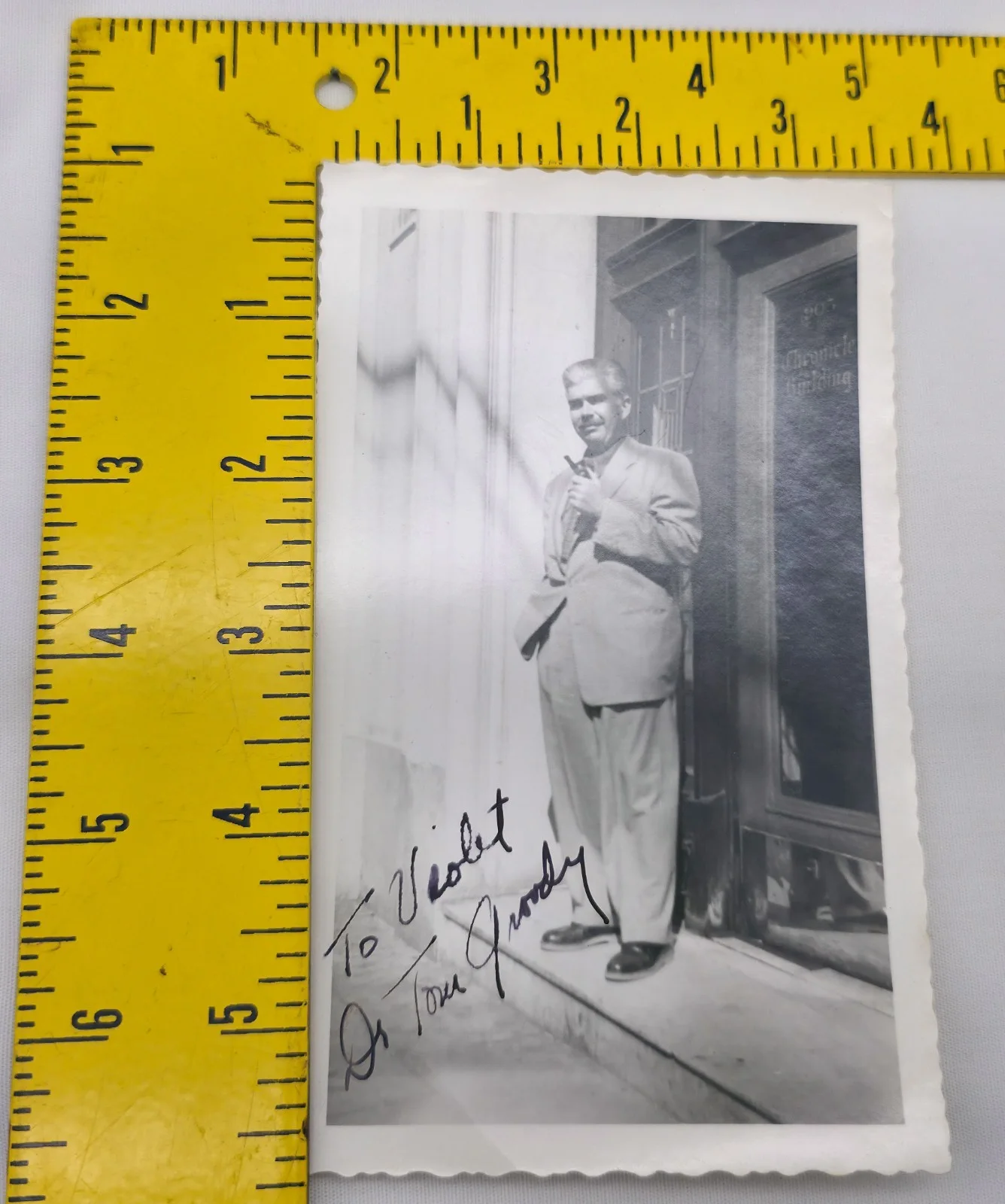 Dr. Tom Groody — Vintage 1950s B&W Hand Signed Candid Photo Autograph Tom Groody, изображение 4