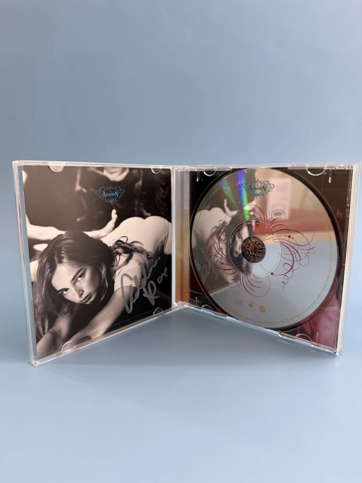 AUTHENTIC Addison Rae Debut Album CD With SIGNED Autographed Art Card Fast Ship, image 3