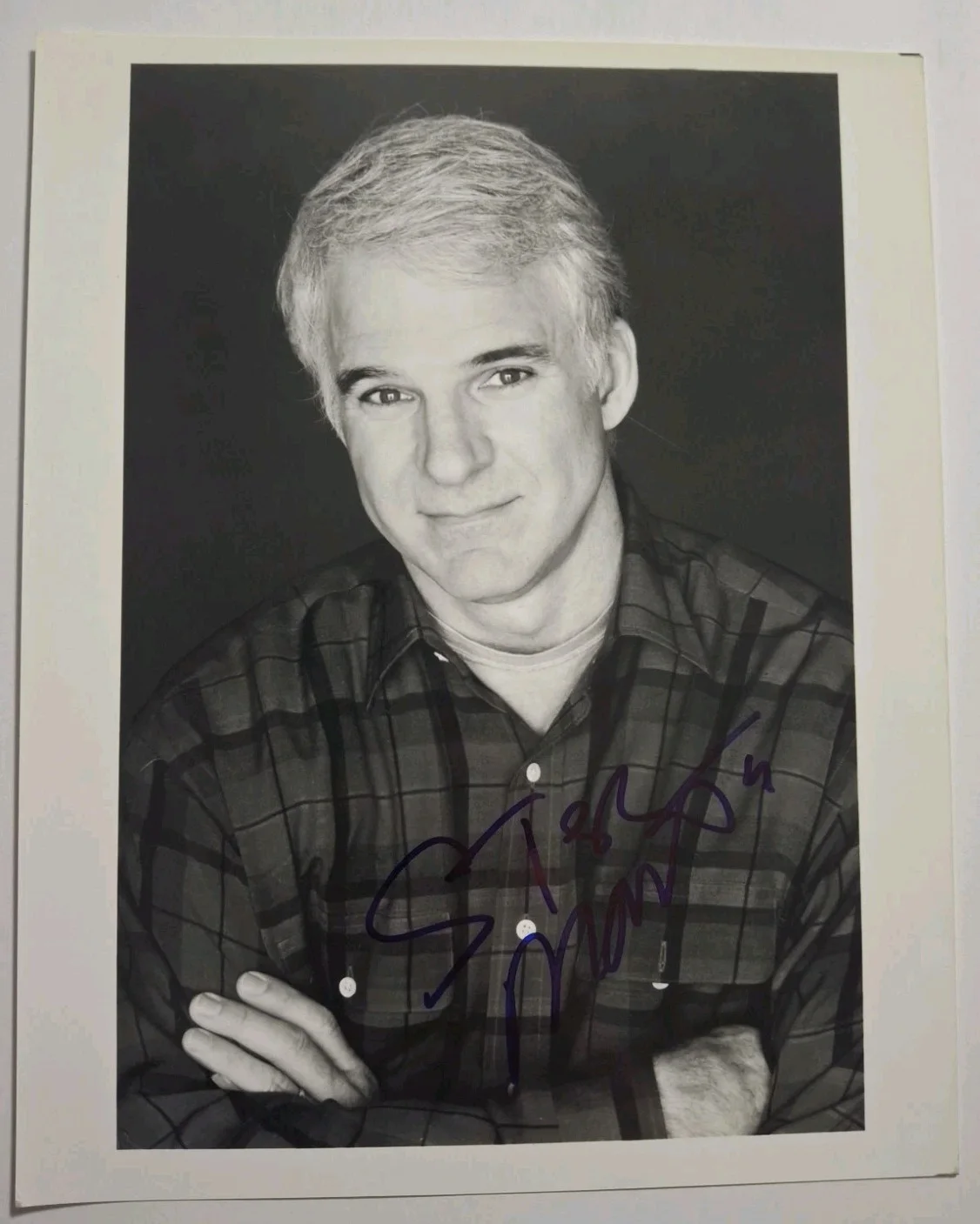 Steve Martin — STEVE MARTIN - SIGNED 8x10 Black & White Photo - THE JERK - SNL - W/PROOF, изображение 5
