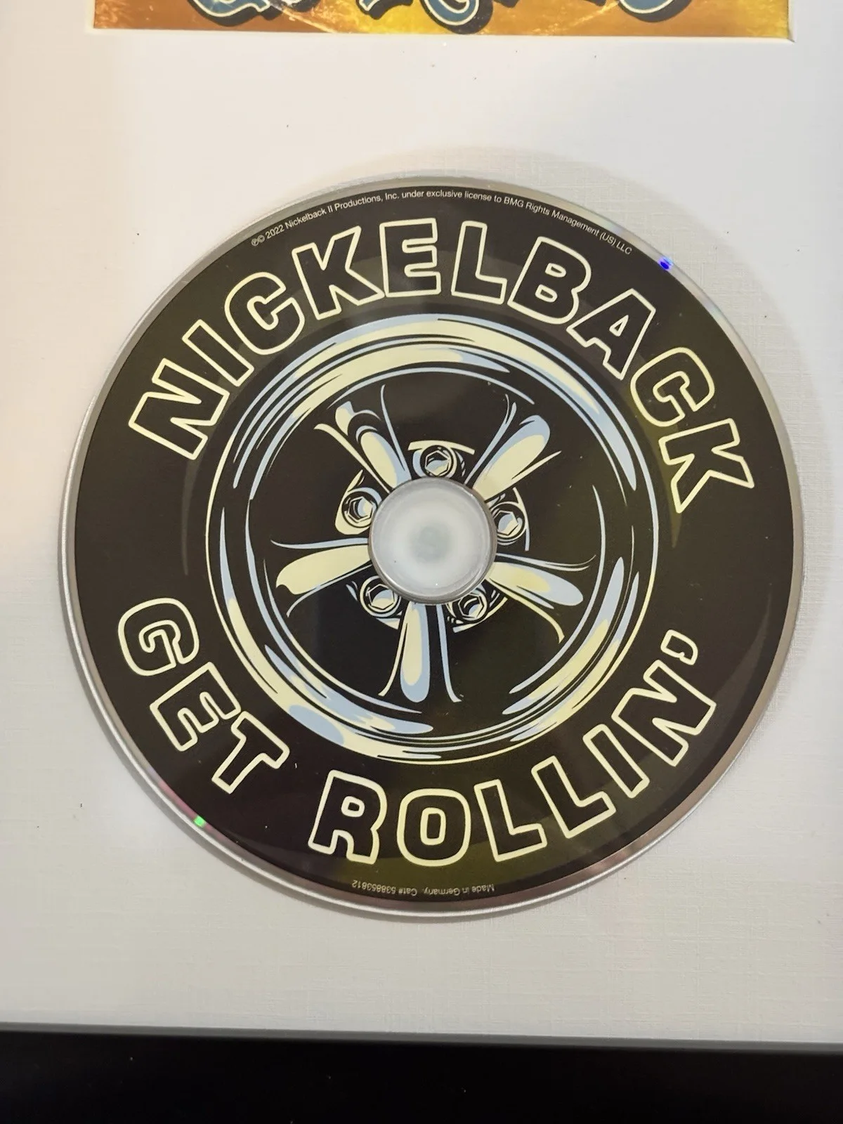 Nickelback Autographed Signed Framed CD Get Rollin' ACOA, image 3