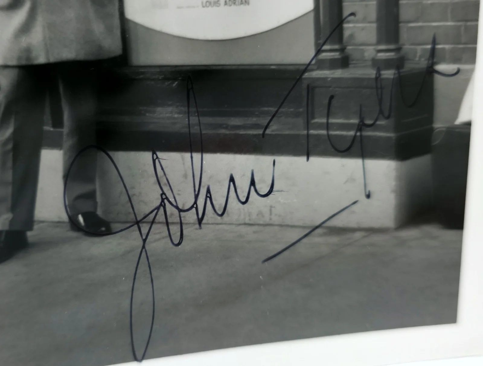 John Tyers — Vintage 1950s B&W Hand Signed Candid Photo Autograph by John Tyers, image 2