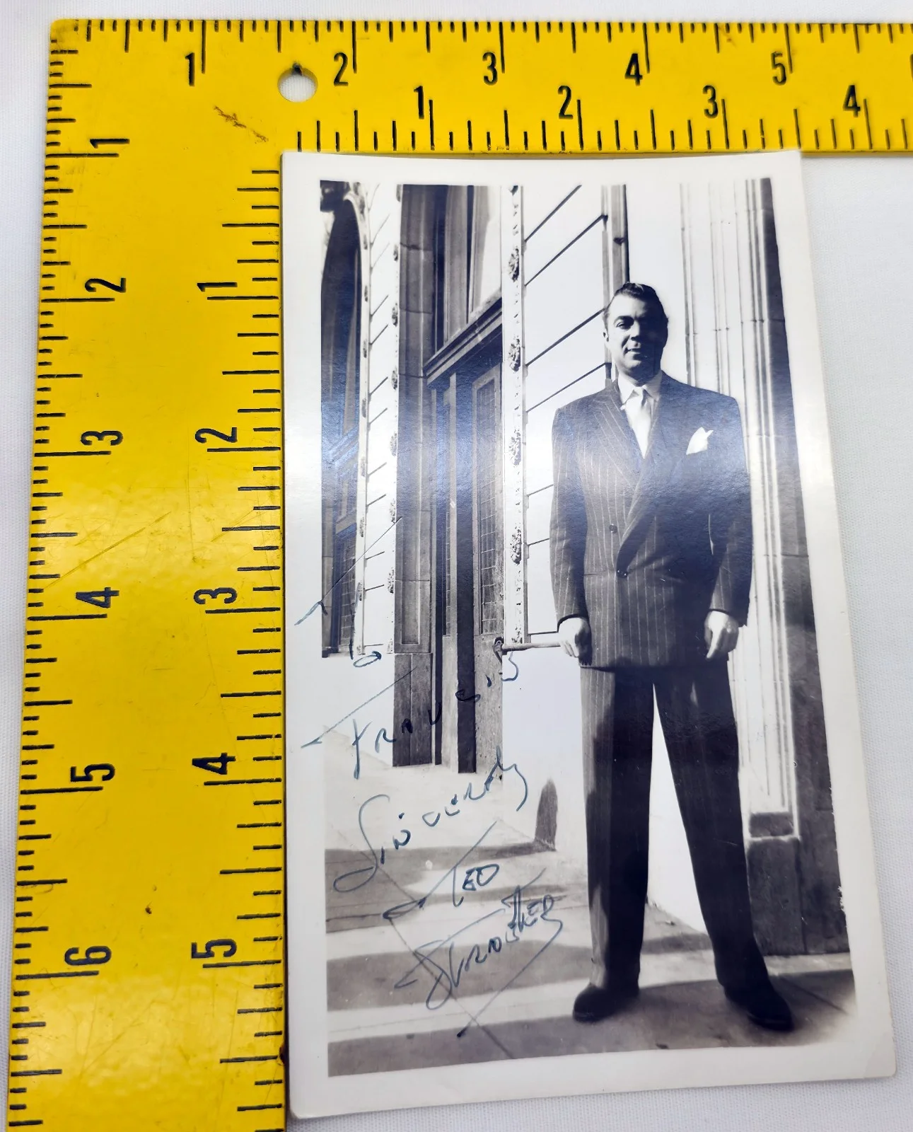 Ted Strother — Vintage 1950s B&W Hand Signed Candid Photo Autograph Ted Strother, image 4