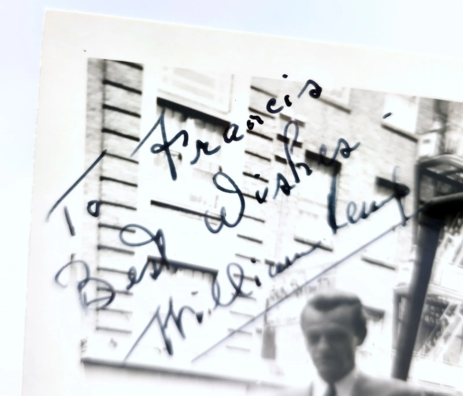 Vintage 1950s B&W Hand Signed Candid Photo Autograph Millican ????, изображение 2