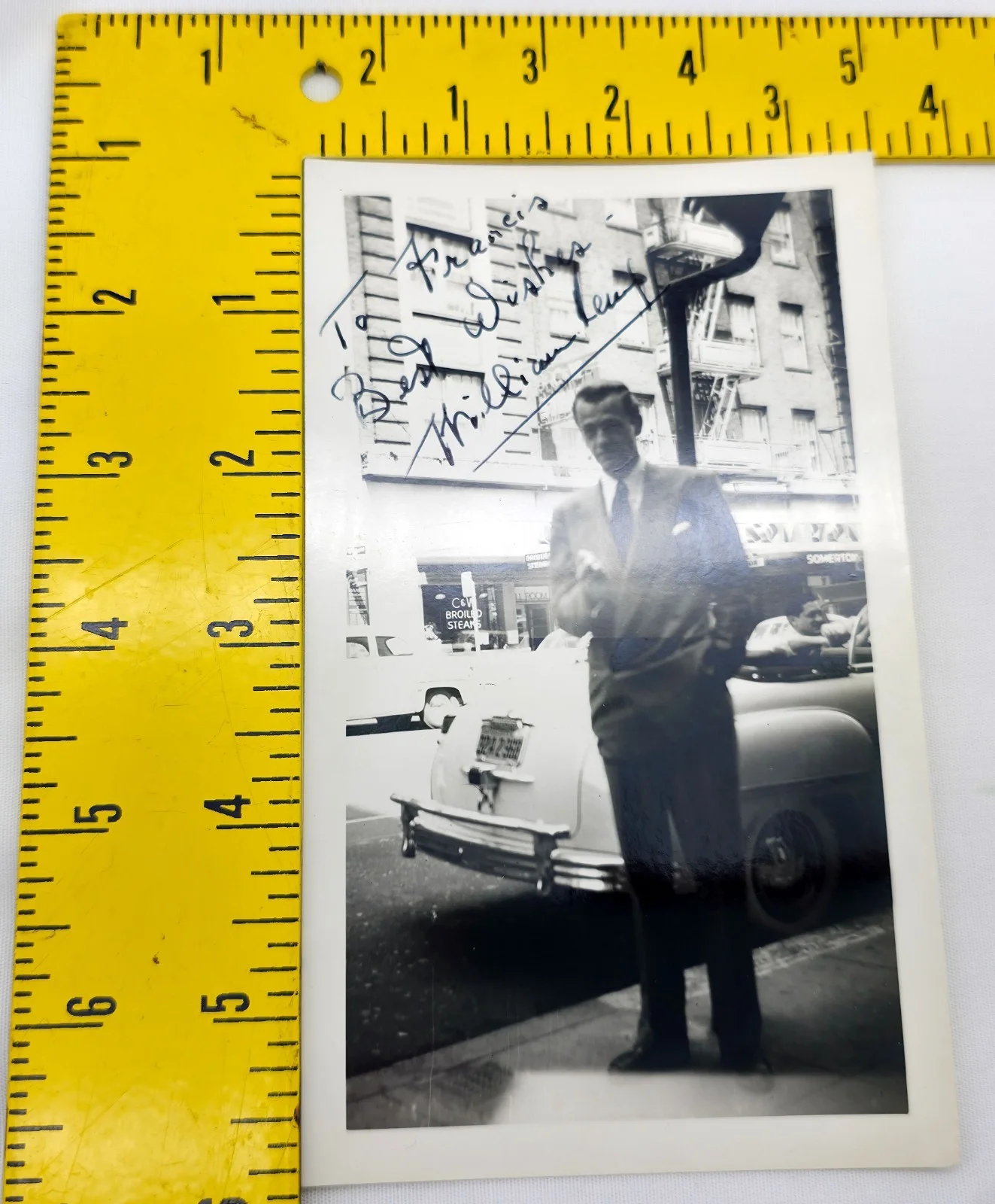 Vintage 1950s B&W Hand Signed Candid Photo Autograph Millican ????, изображение 4
