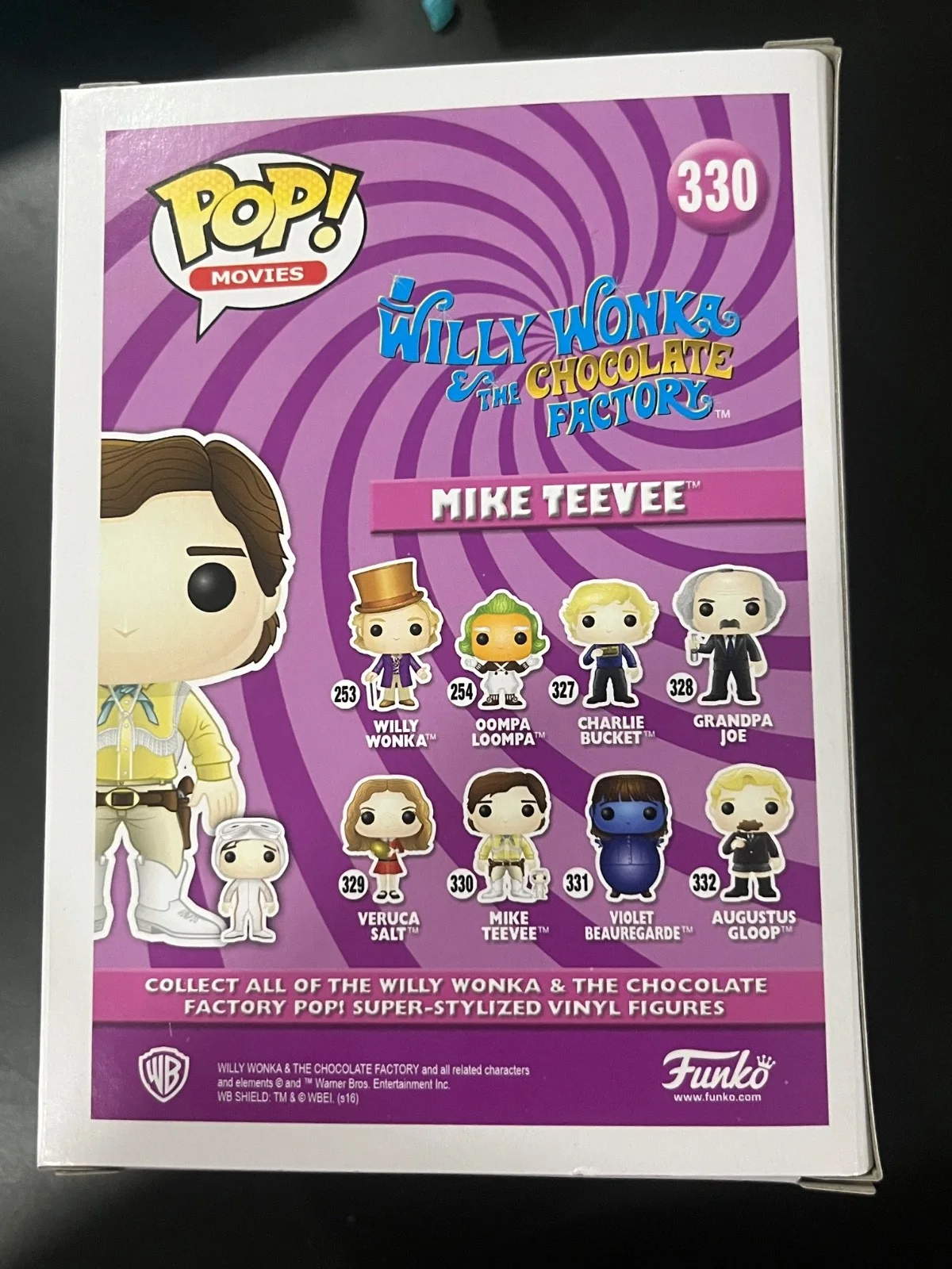 Paris Themmen Signed Mike TEEVEE Willy Wonka & The Chocolate Factory Funko Pop, изображение 2