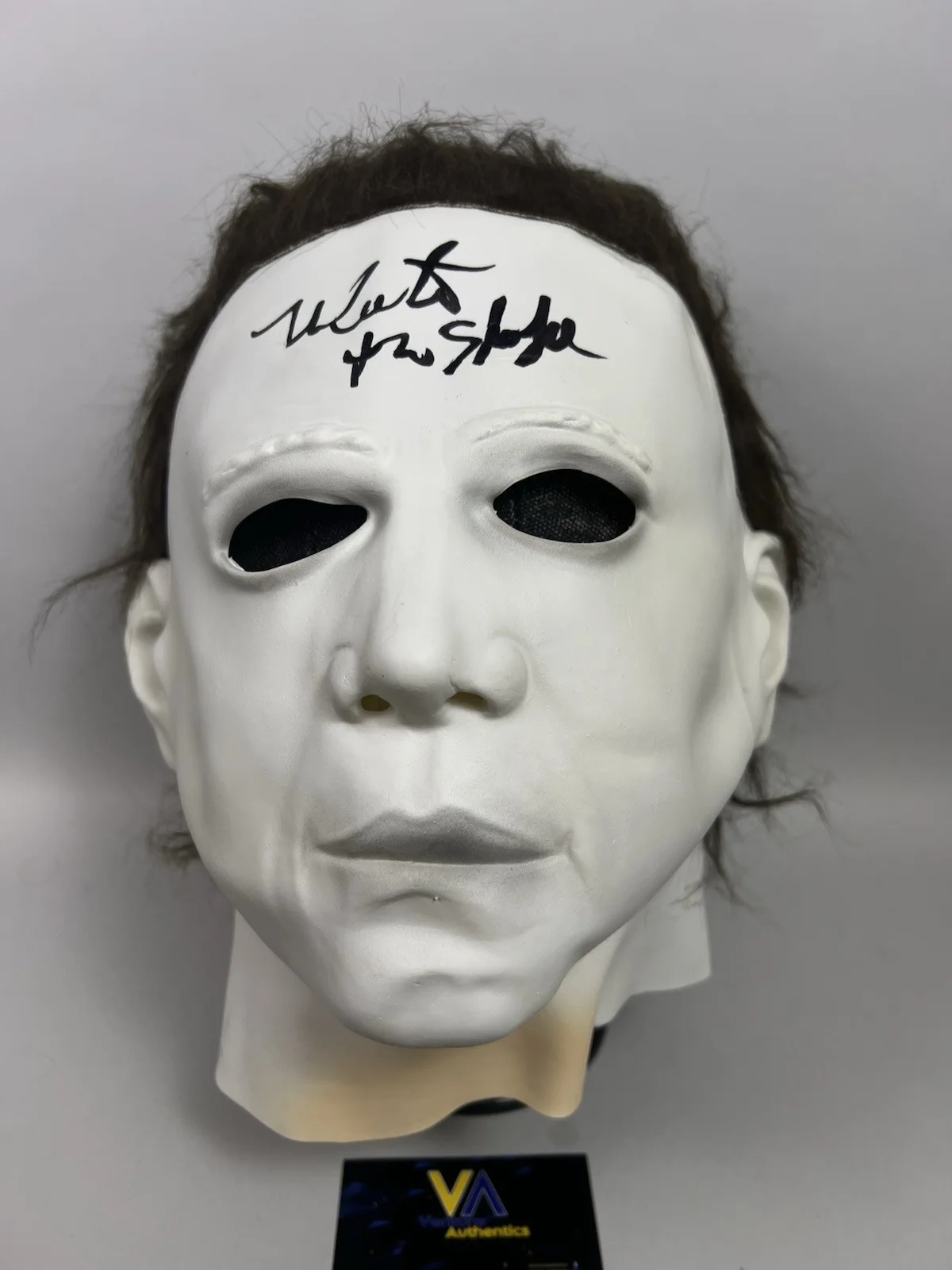 Nick Castle — Nick Castle Signed Halloween Michael Myers Rubber Mask The Shape w/ JSA WITNESS, image 5