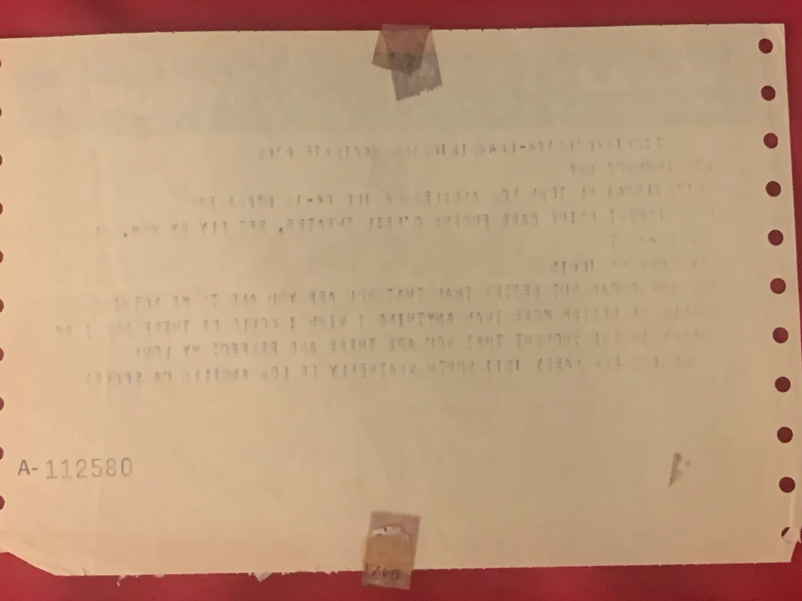 Vincent Price Estate Sweet Telegram To Vincent From Director Joe Hardy! 17t, изображение 3
