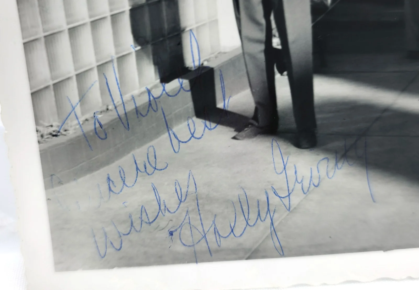 Holly — Vintage 1950s B&W Hand Signed Candid Photo Autograph Holly ~ Last Name?, image 2