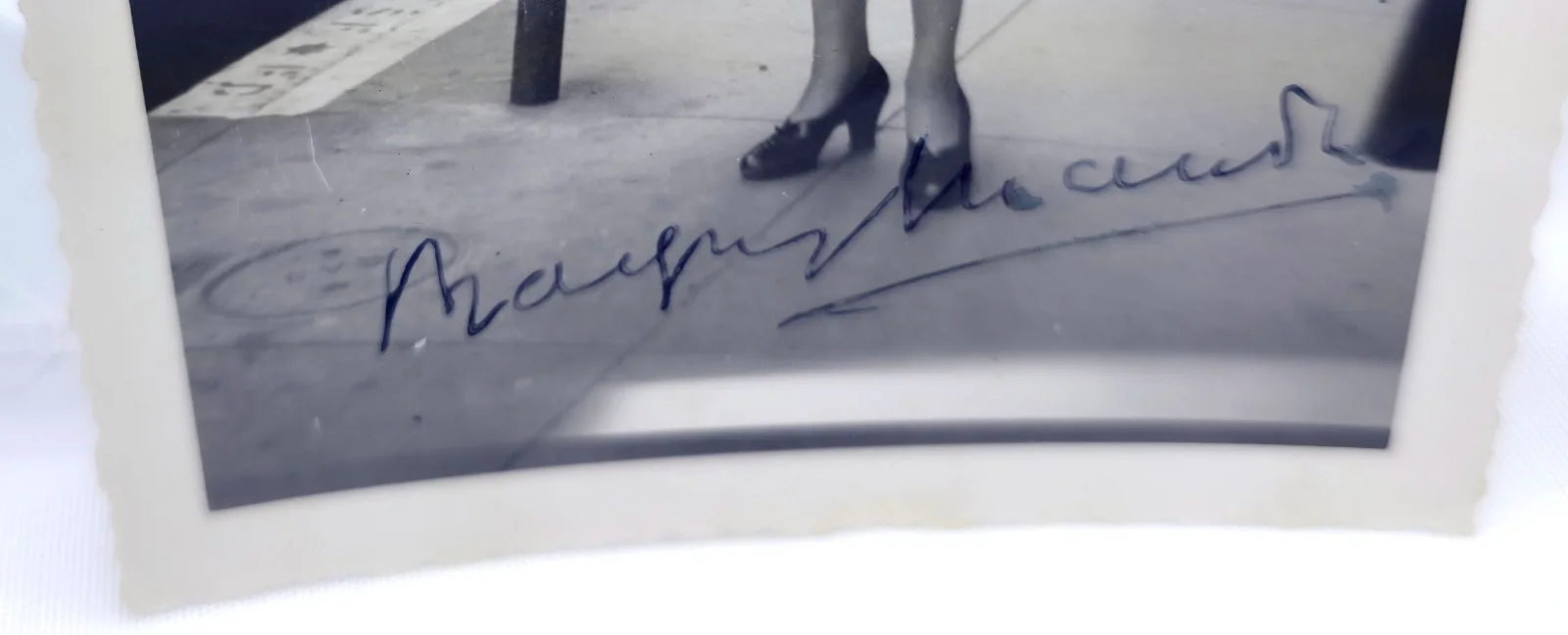 Marilyn McCord — Vintage 1950s B&W Hand Signed Candid Photo Autograph Marilyn McCord, image 2