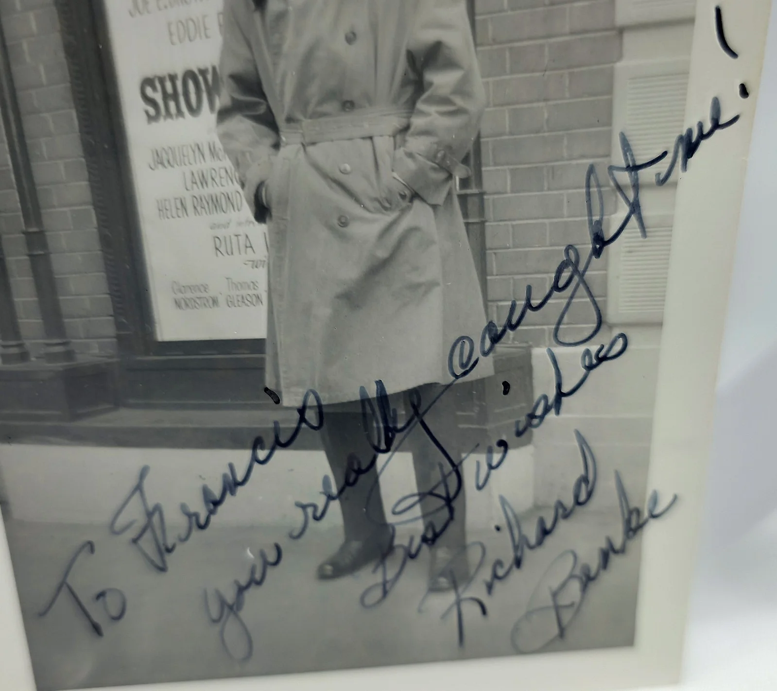 Richard Banke — Vintage 1950s B&W Hand Signed Candid Photo Autograph Richard Banke, image 2