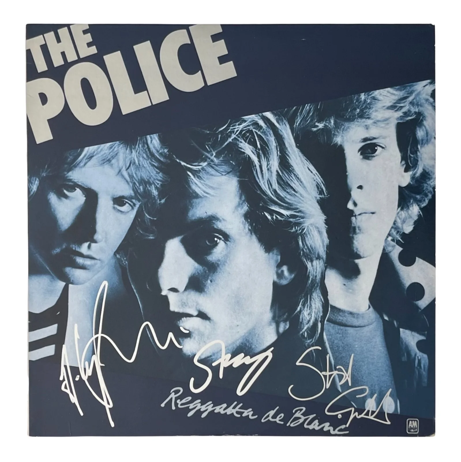 THE POLICE x3 STING Band Signed REGGATTA DE BLANC Vinyl Record EPPERSON COA, изображение 2