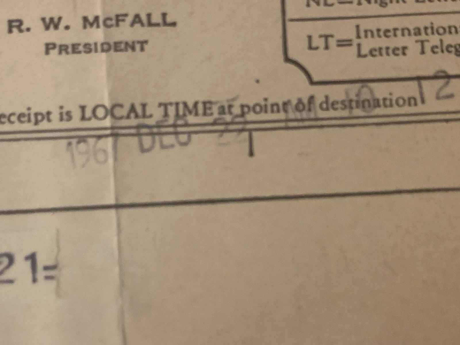 Vincent Price Estate 1967 Funny Telegram To V.P. in "Darling of the Day!" 17s, изображение 2