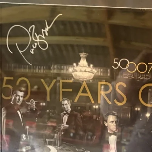 James Bond 50 Years Framed Original Autographed Photo Signed Movie Memorabilia, image 2