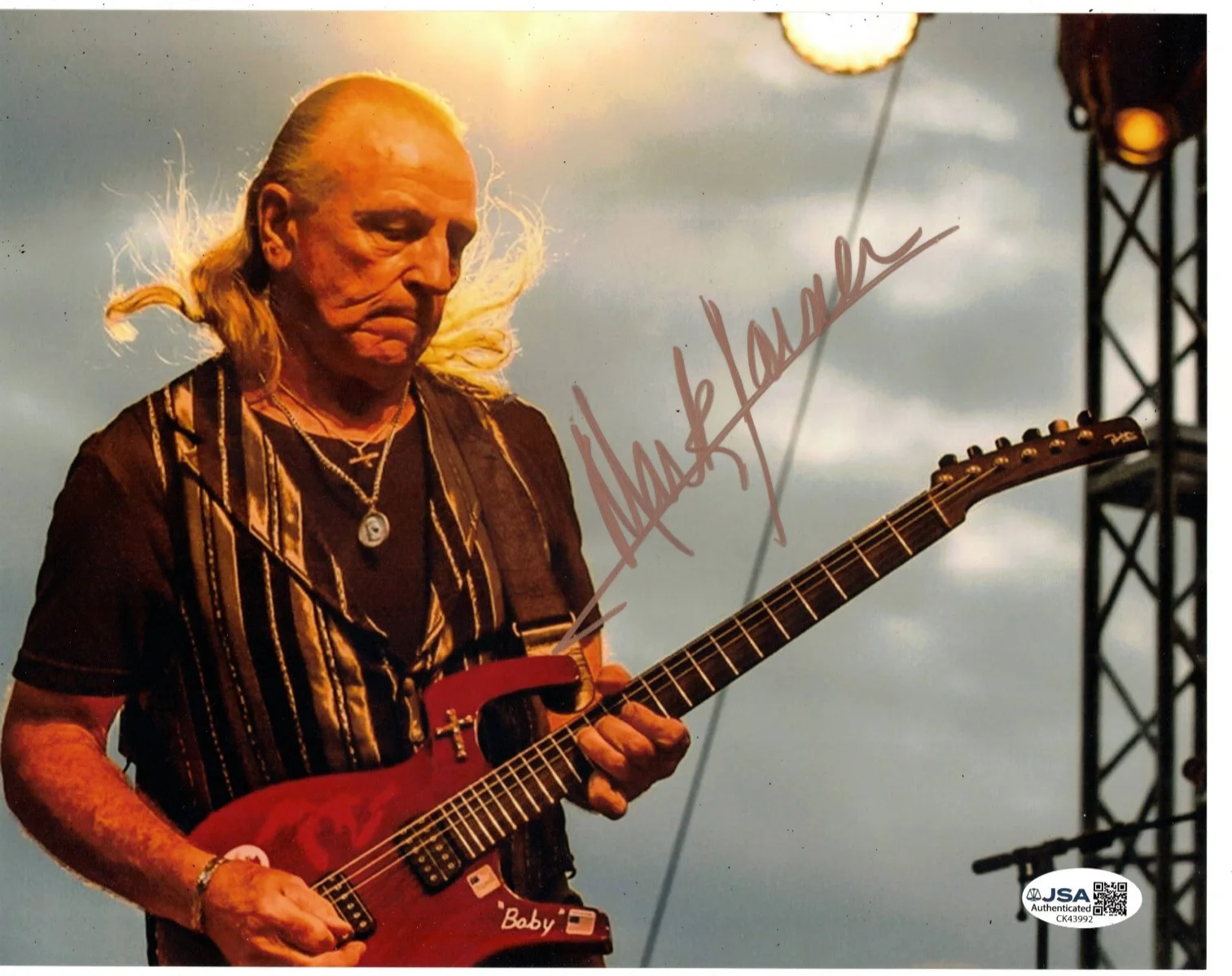 Mark Farner Authentic Signed 8x10 Photo, Grand Funk Railroad, Singer, JSA COA, image 2