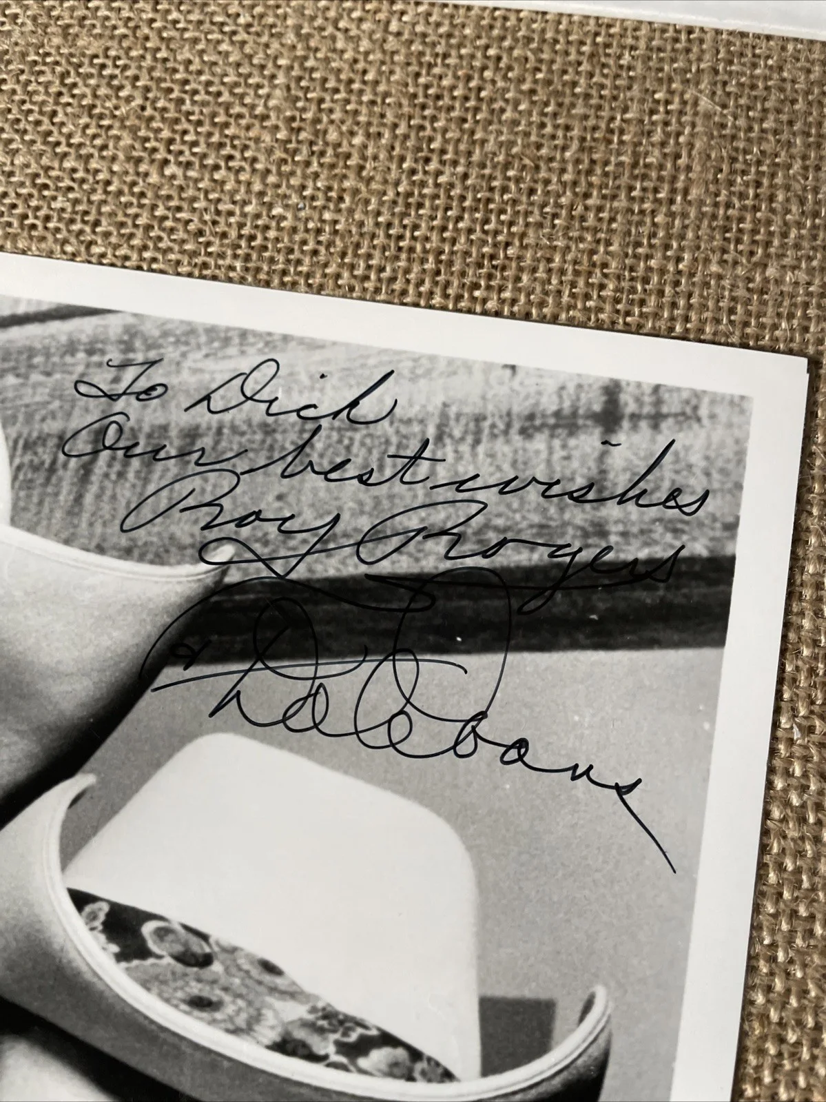 Roy, Dale Rogers — Roy And Dale Rodgers Signed Photograph Picture Autograph Vintage Western BOTH p, изображение 2