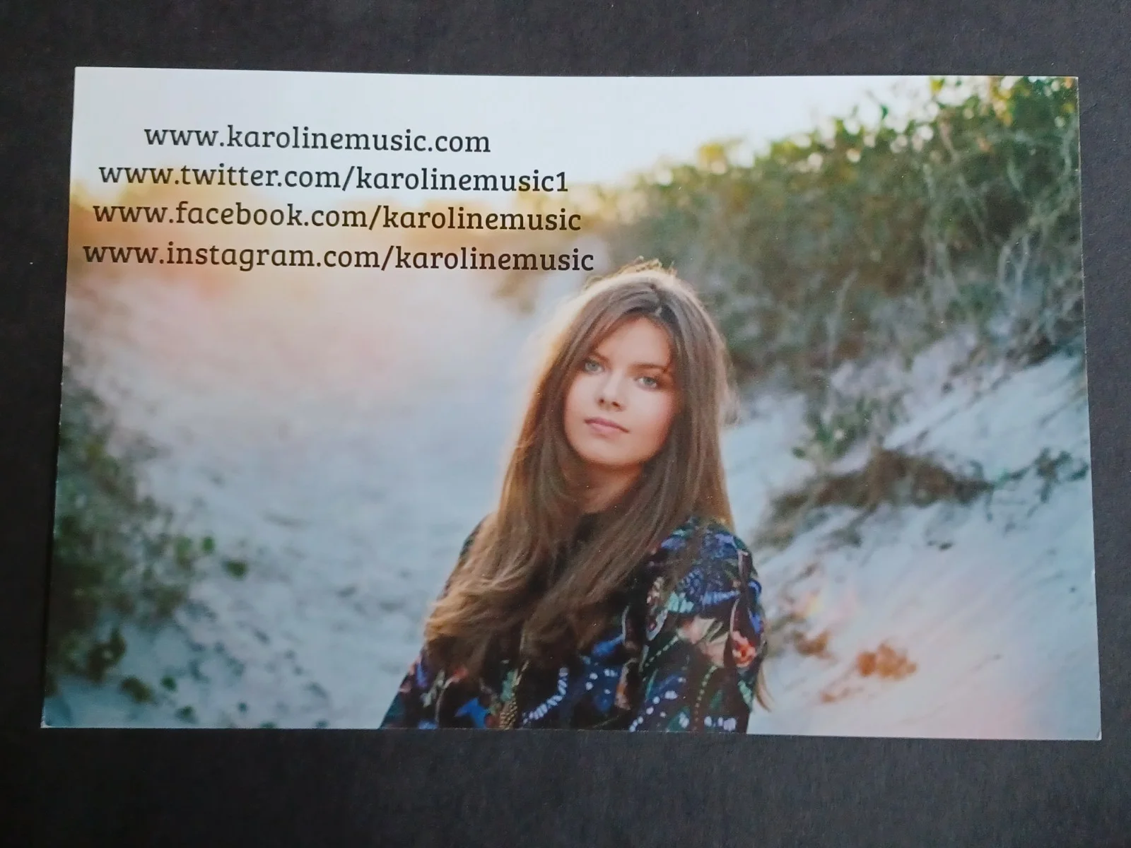 Karoline Rhett Signed 5.5" x 8.5" Photo - Country Singer, image 3